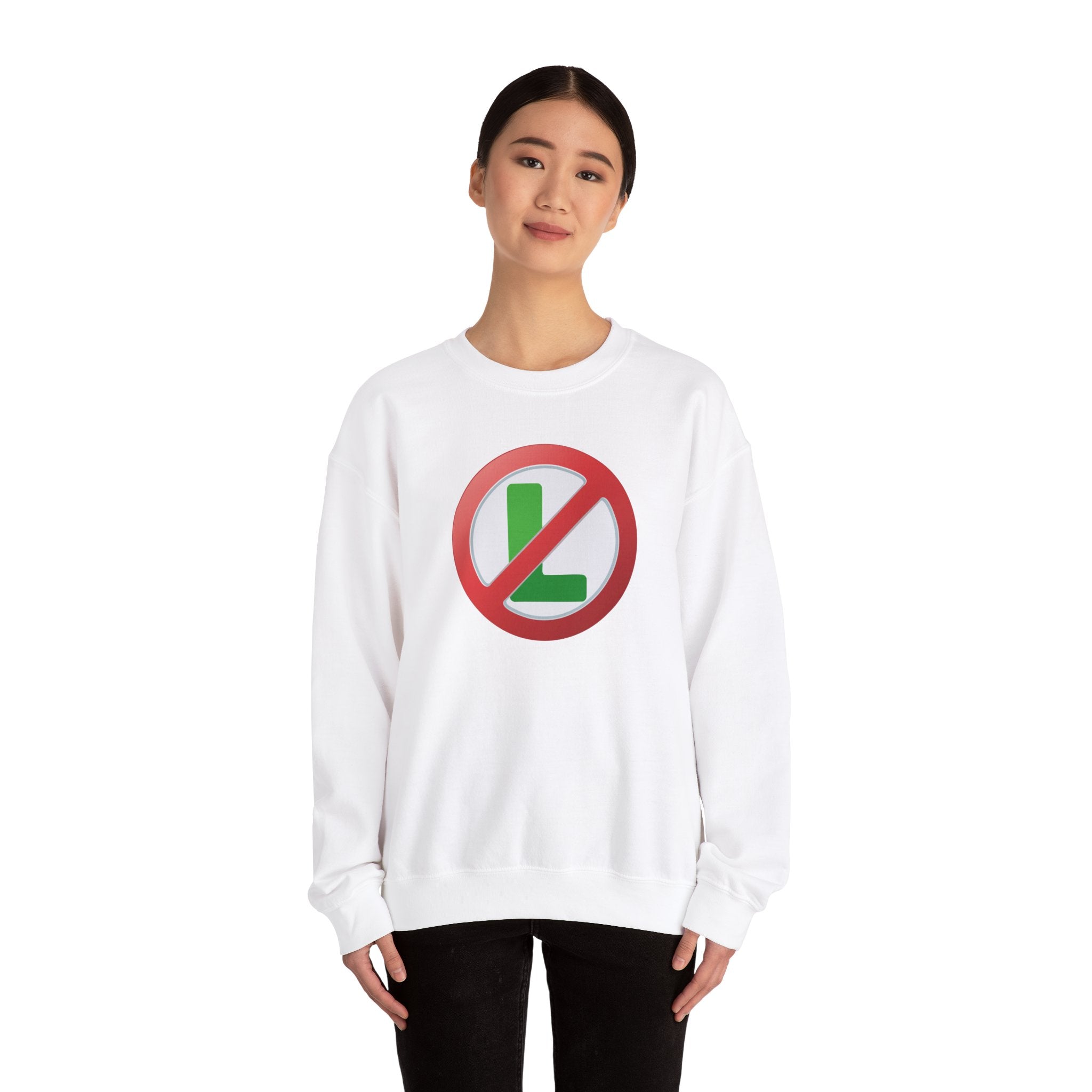 "No L" Christmas Sweatshirt | Funny Noel Pun Design - Deez Teez