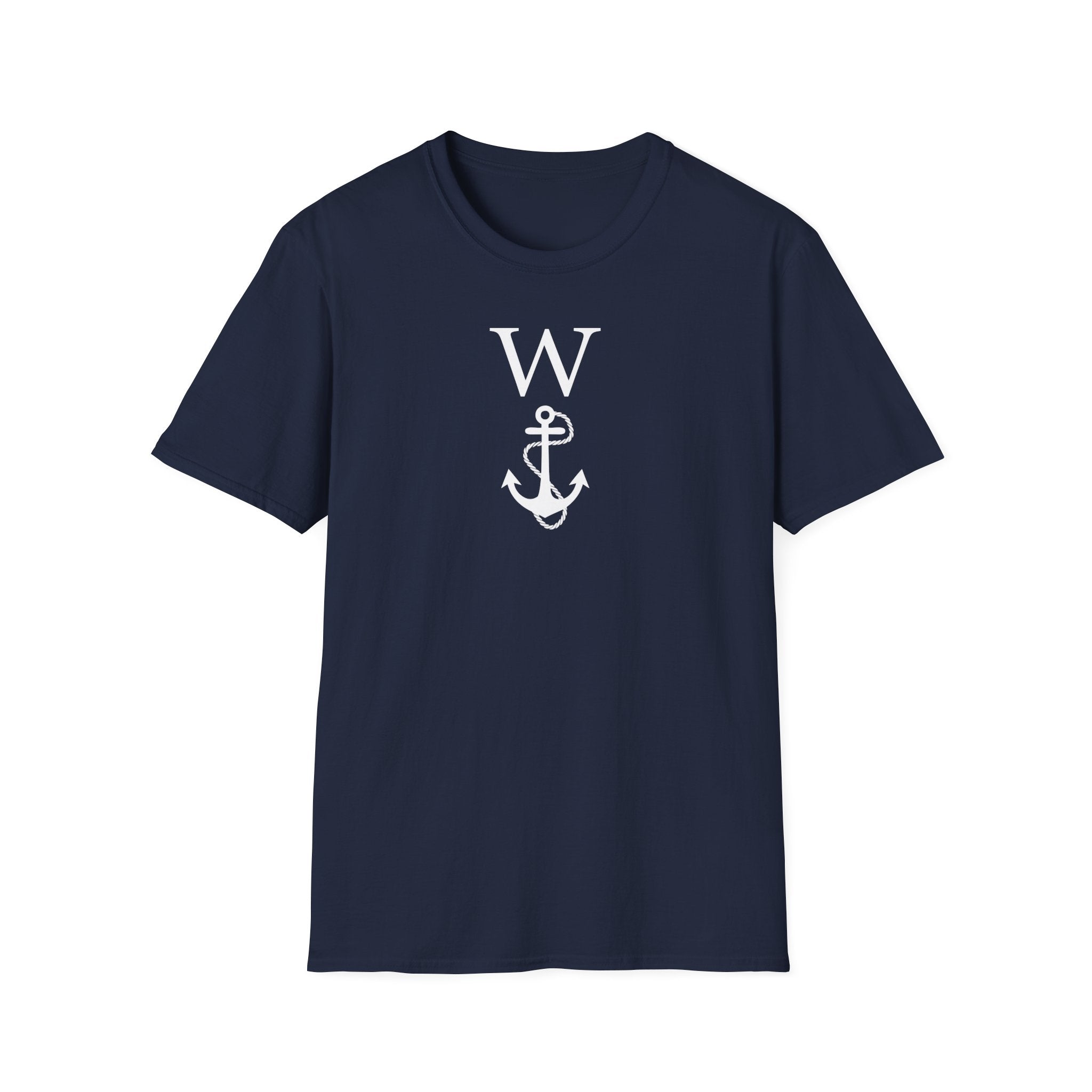 W Anchor "Wanker" T-Shirt | Nautical Humor Tee - Deez Teez