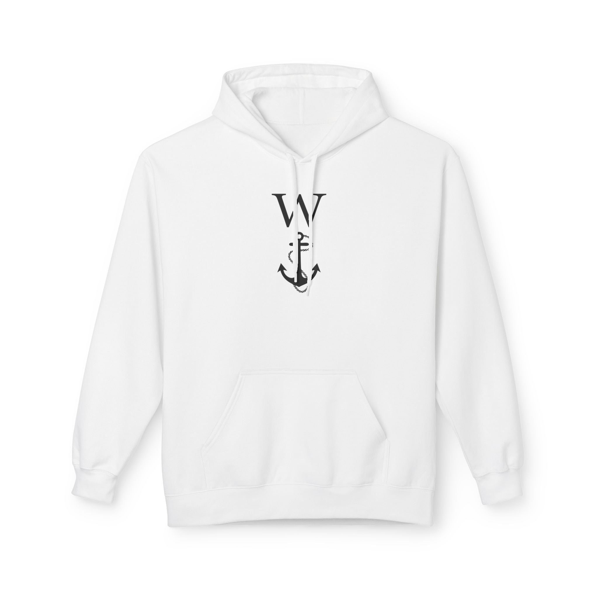 W Anchor "Wanker" Hoodie | Nautical Humor Tee - Deez Teez