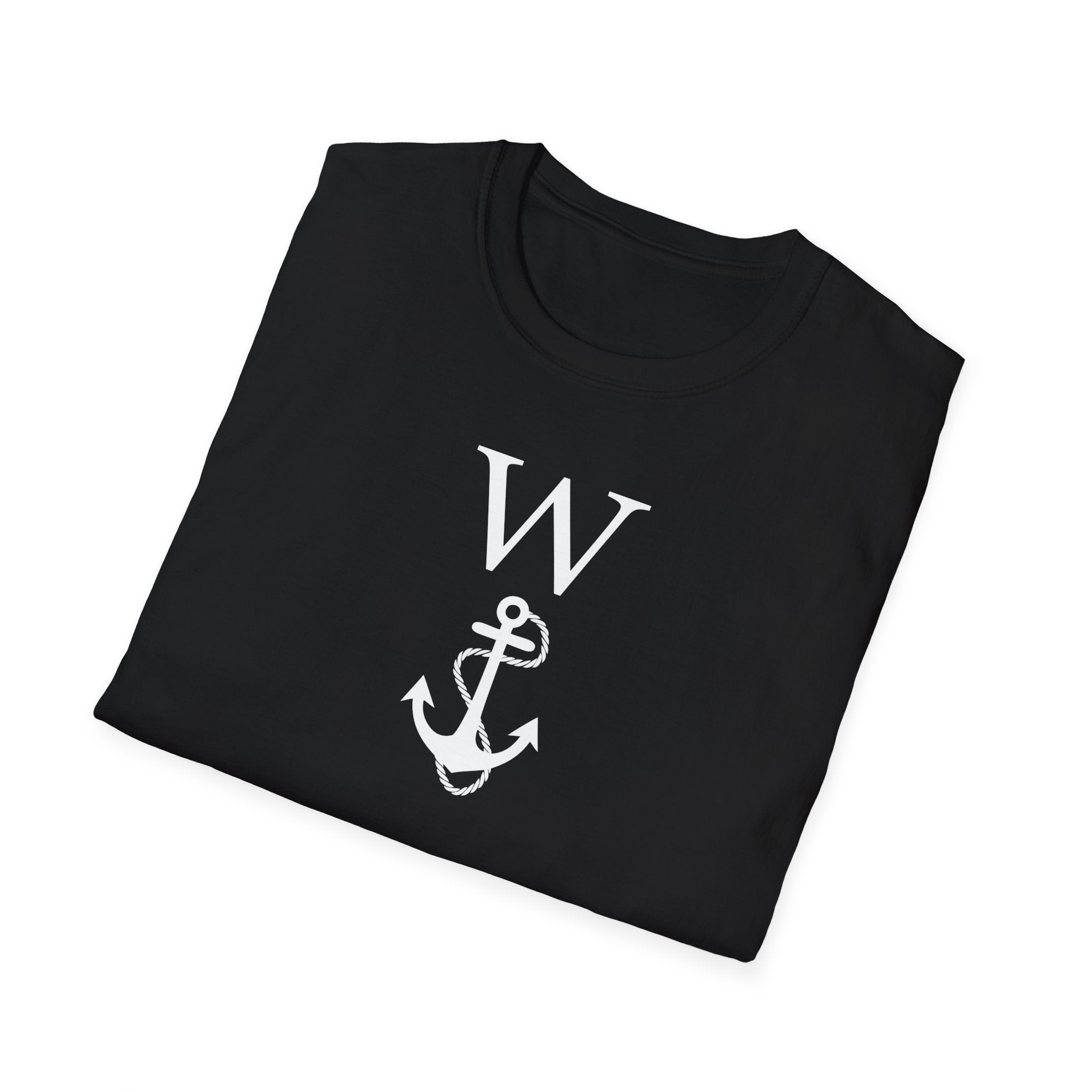 W Anchor "Wanker" T-Shirt | Nautical Humor Tee - Deez Teez