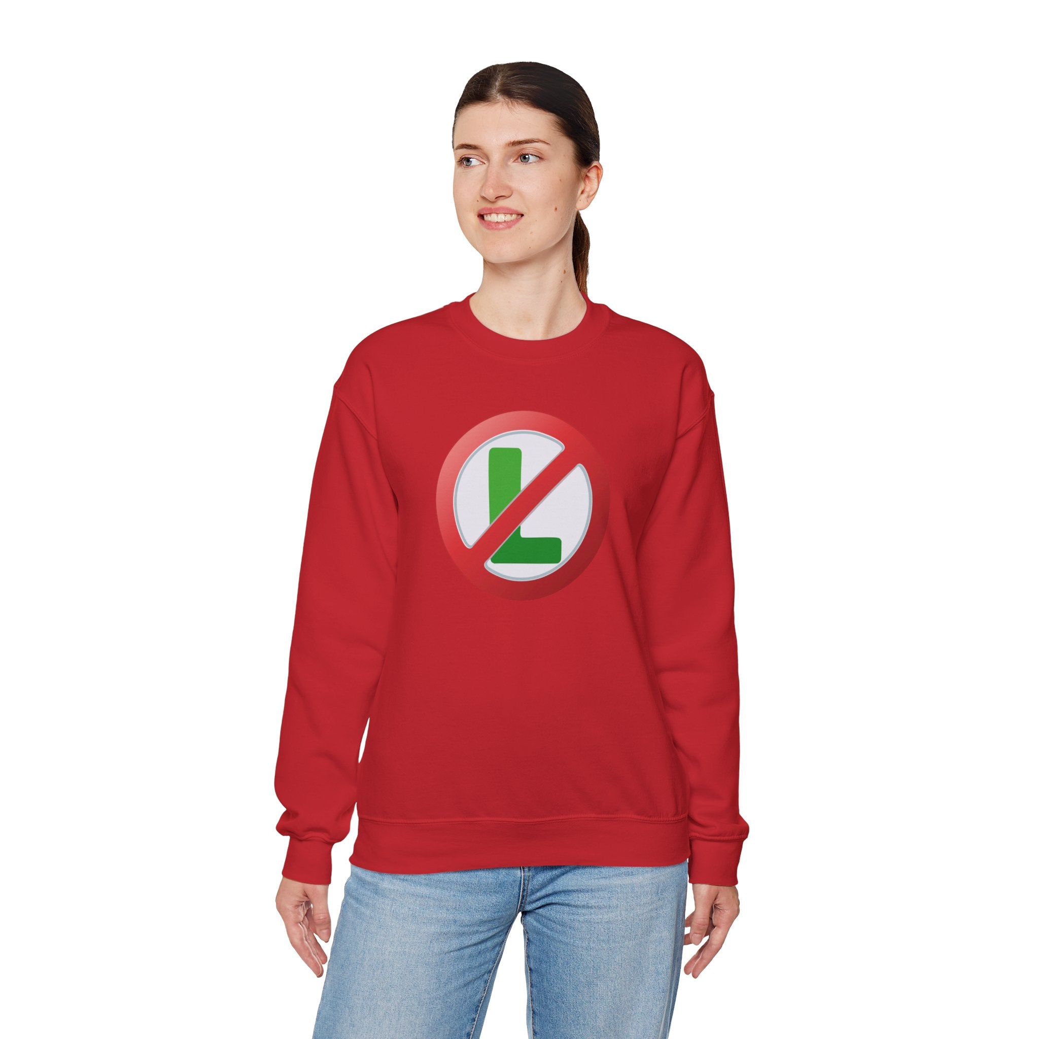"No L" Christmas Sweatshirt | Funny Noel Pun Design - Deez Teez