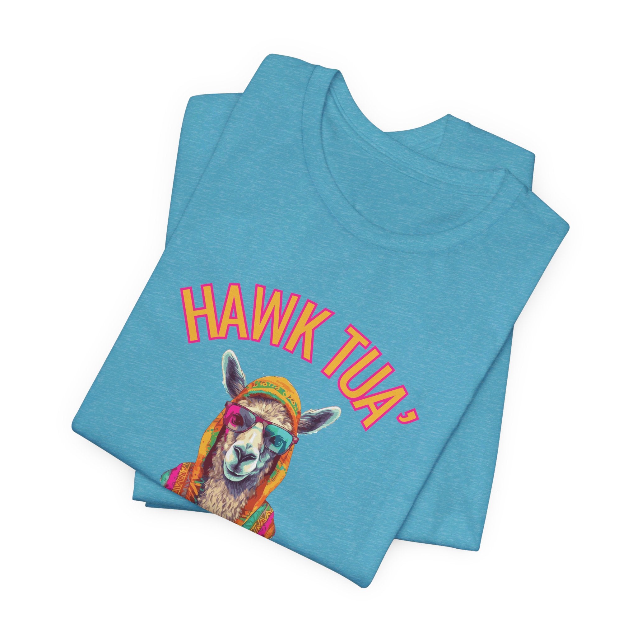Hawk Tua Funny Parody T-Shirt | Llama Spit Edition - Deez Teez