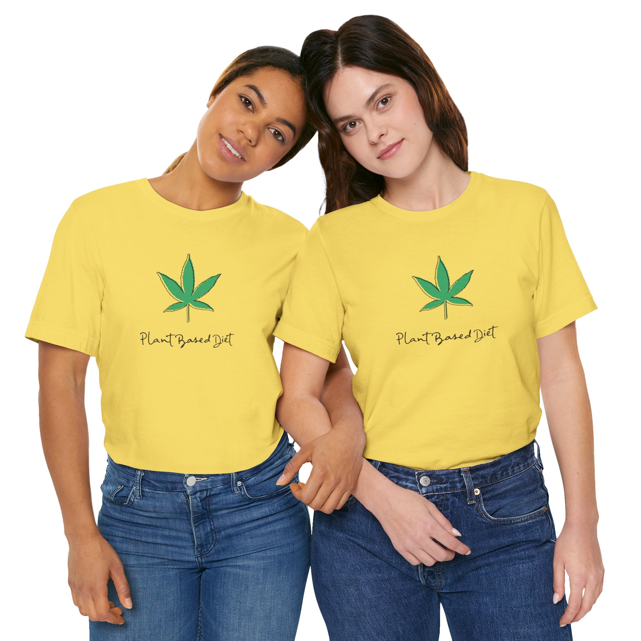 Plant Based Diet Cannabis T-Shirt - Deez Teez