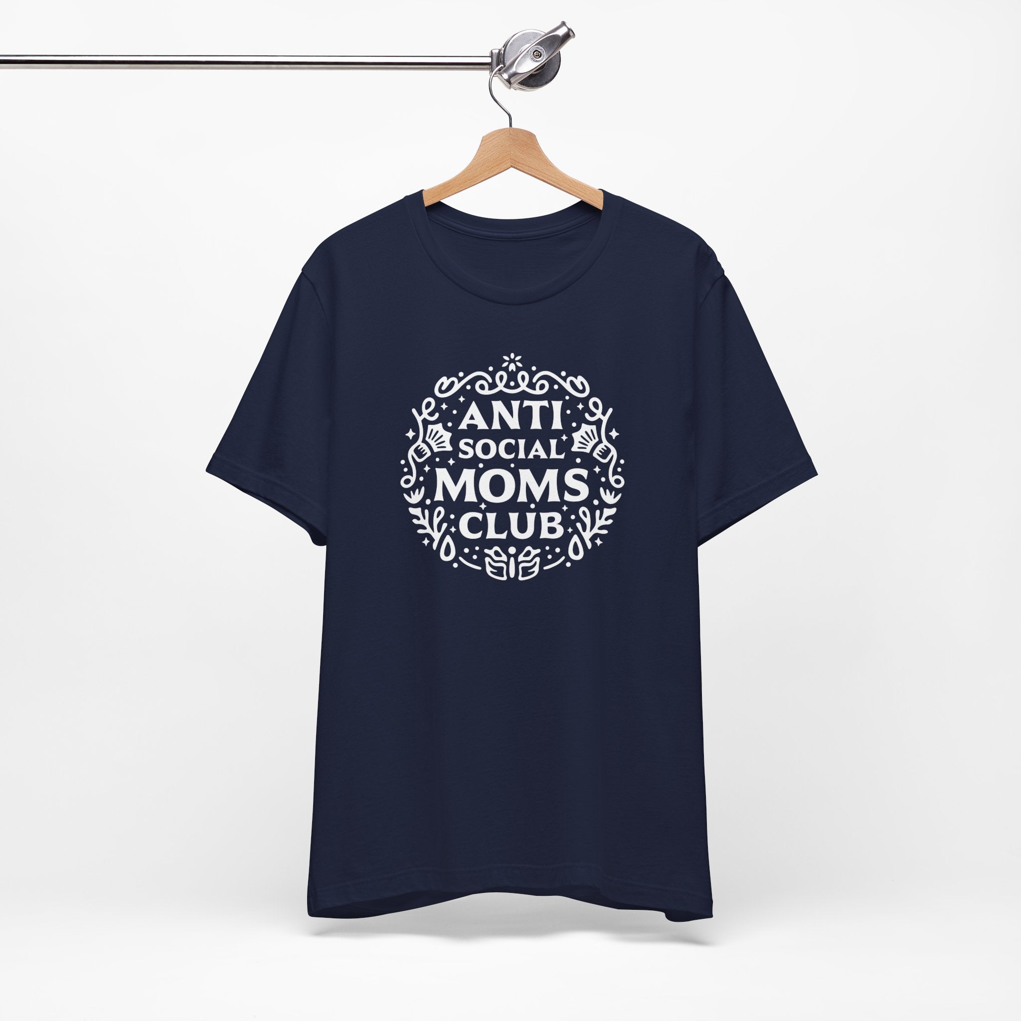Anti-Social Moms Club T-Shirt | Funny Introvert Mom Tee - Deez Teez