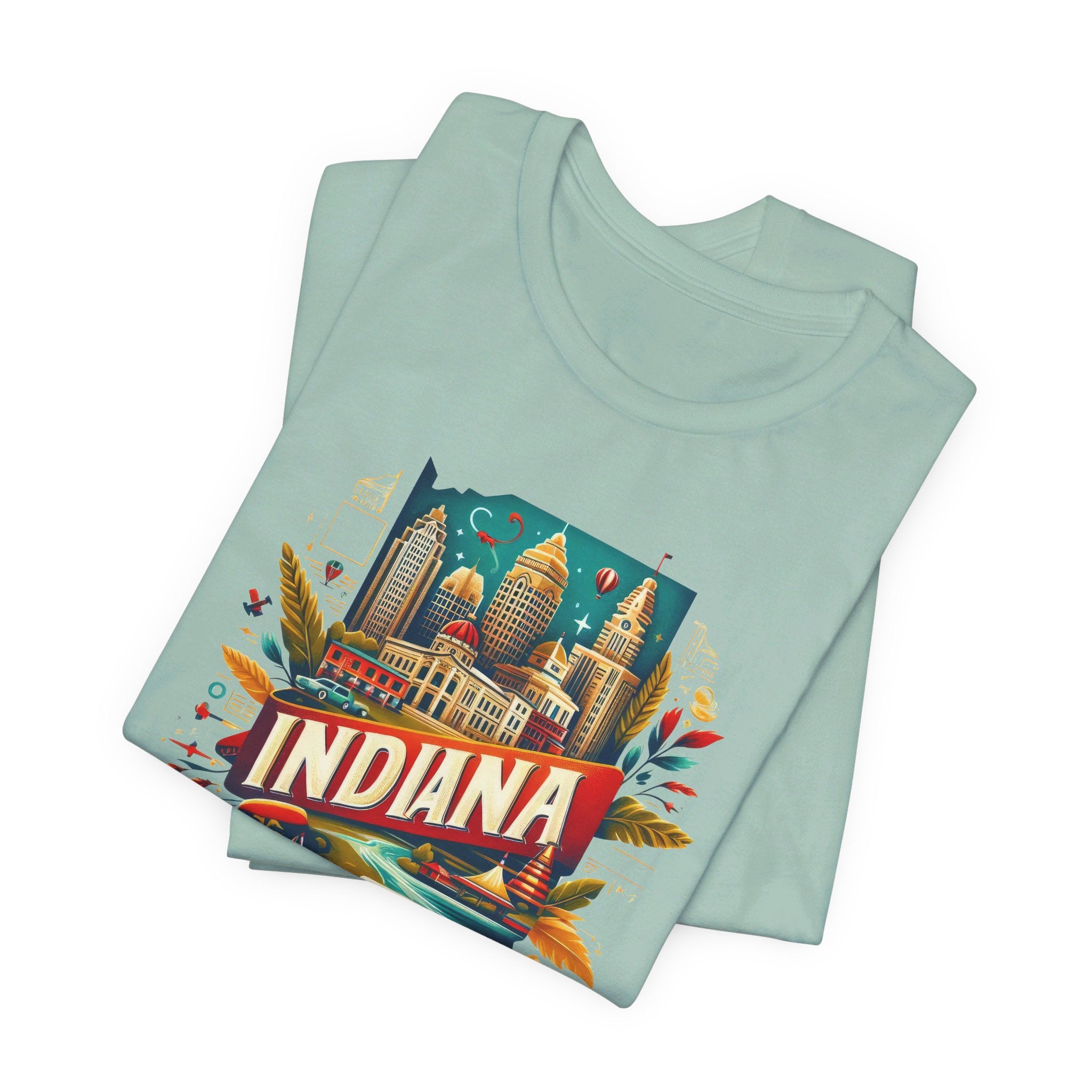 Indiana State Pride T-Shirt | State of Indiana Graphic Tee - Deez Teez