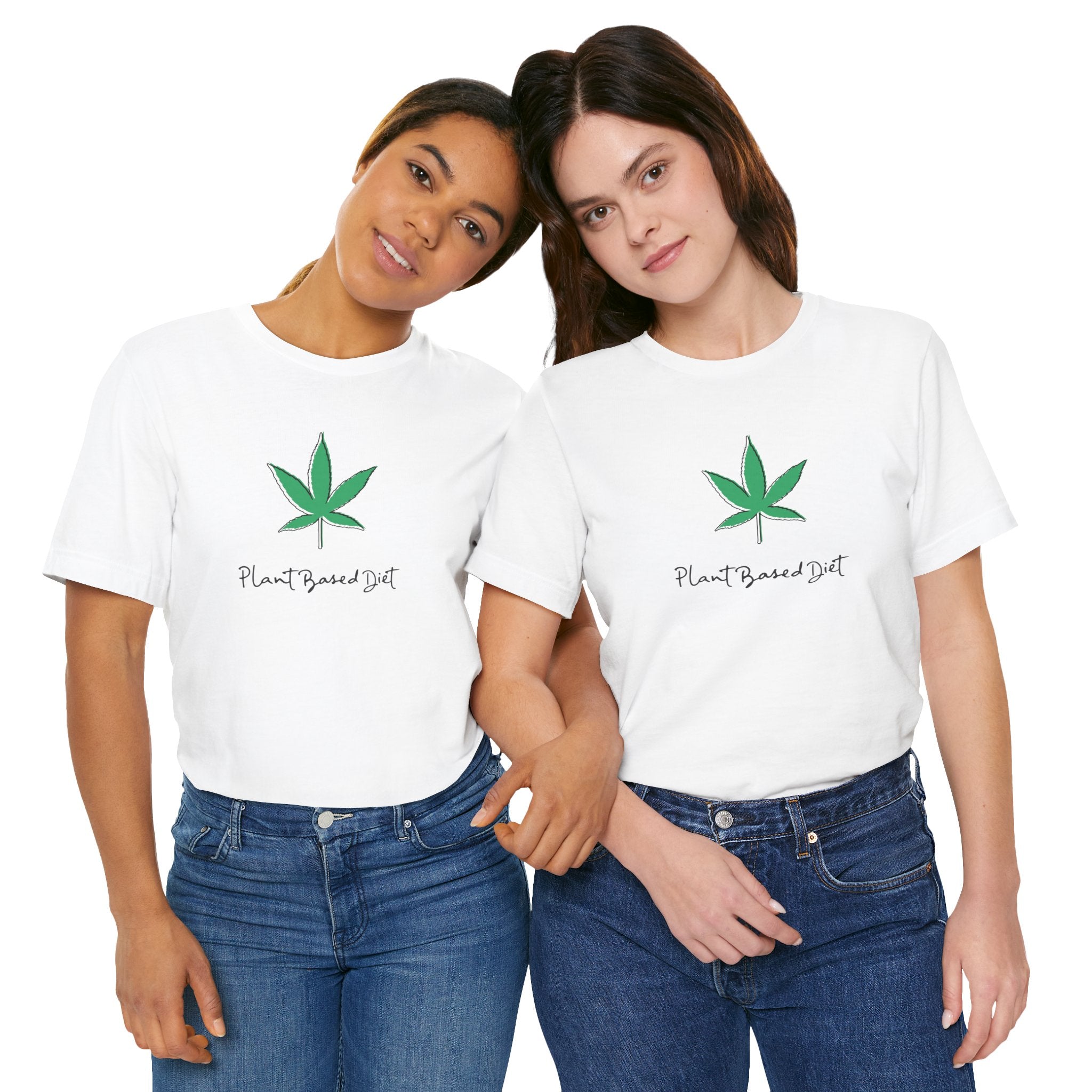 Plant Based Diet Cannabis T-Shirt - Deez Teez