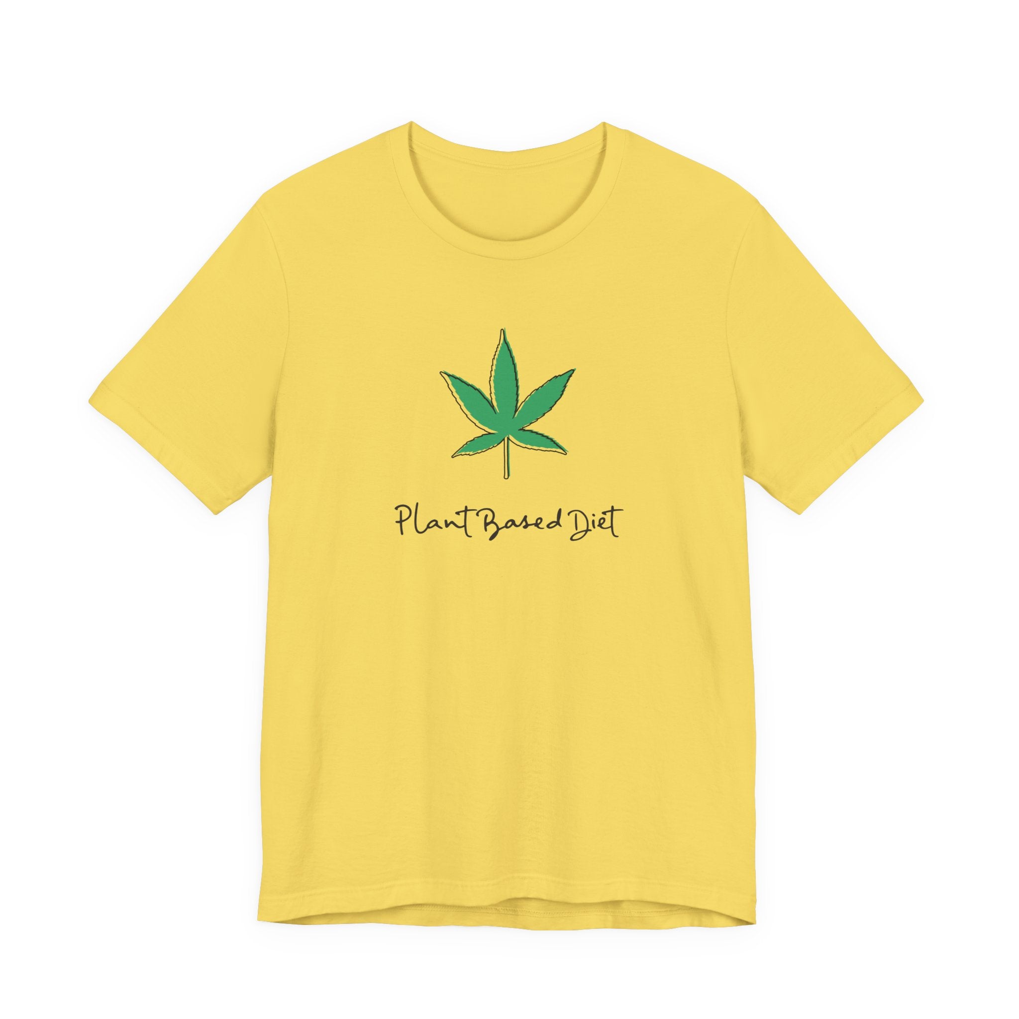 Plant Based Diet Cannabis T-Shirt - Deez Teez