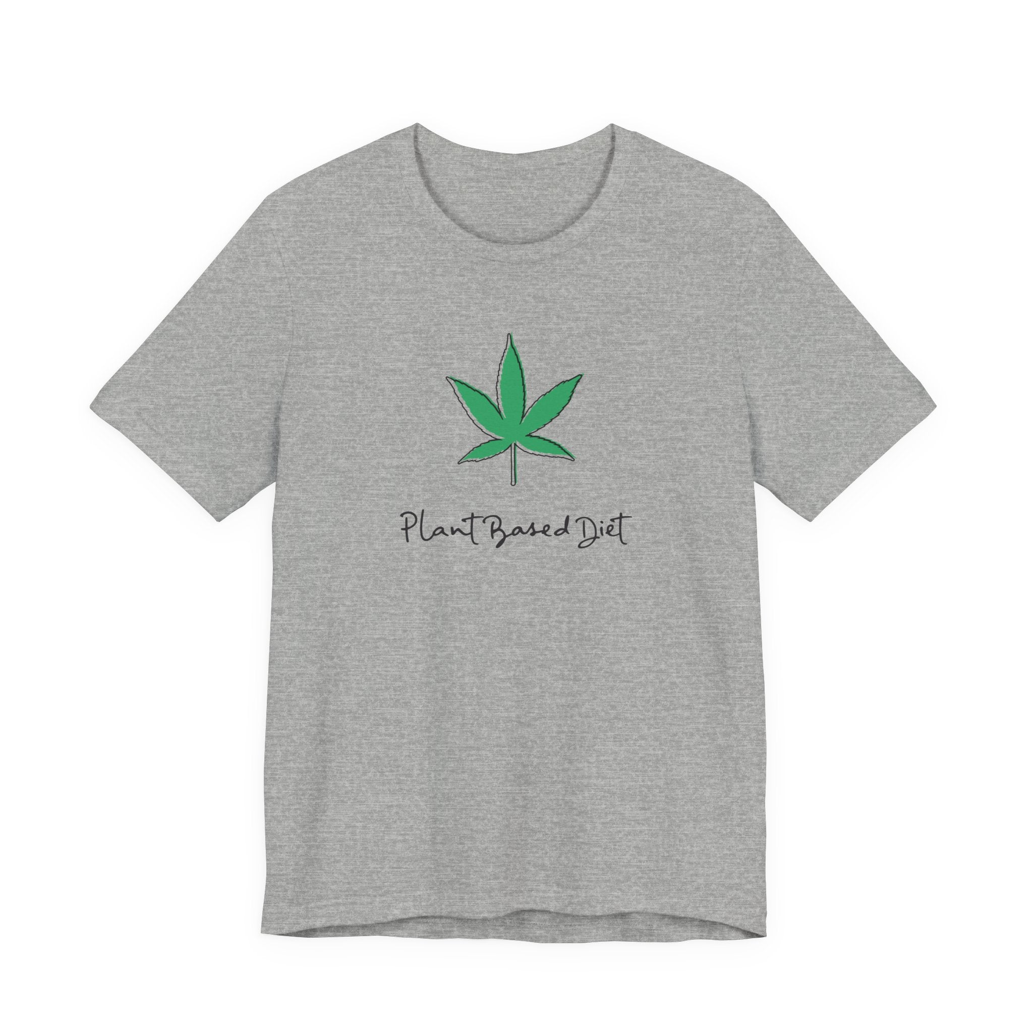 Plant Based Diet Cannabis T-Shirt - Deez Teez