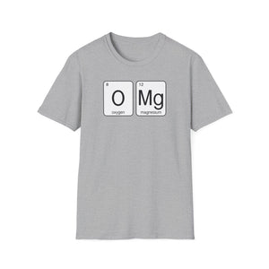 'OMG' Periodic Table Humor T-Shirt | Oxygen Magnesium Elemental Humor Tee - Deez Teez