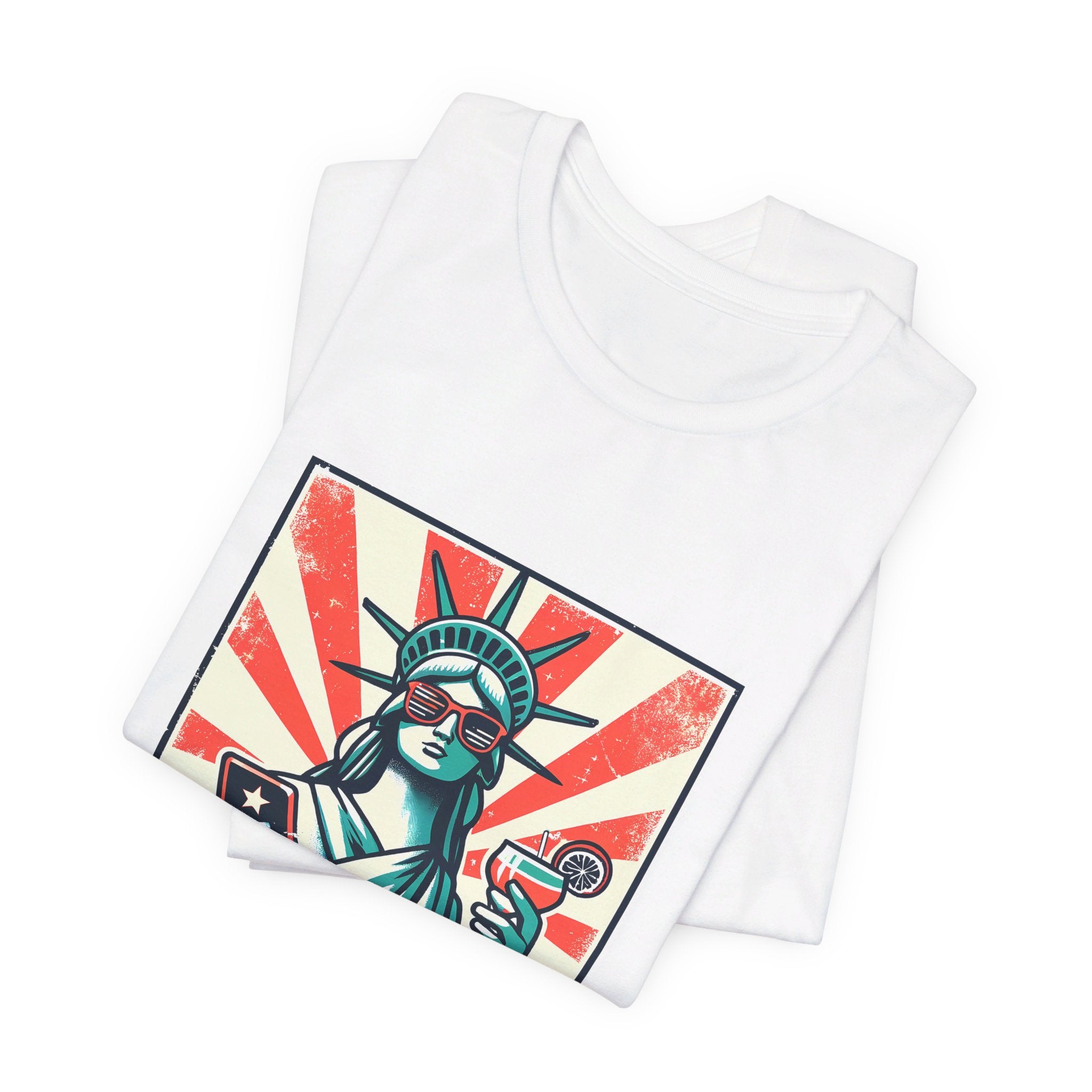 Party in the USA Patriotic T-Shirt - Deez Teez
