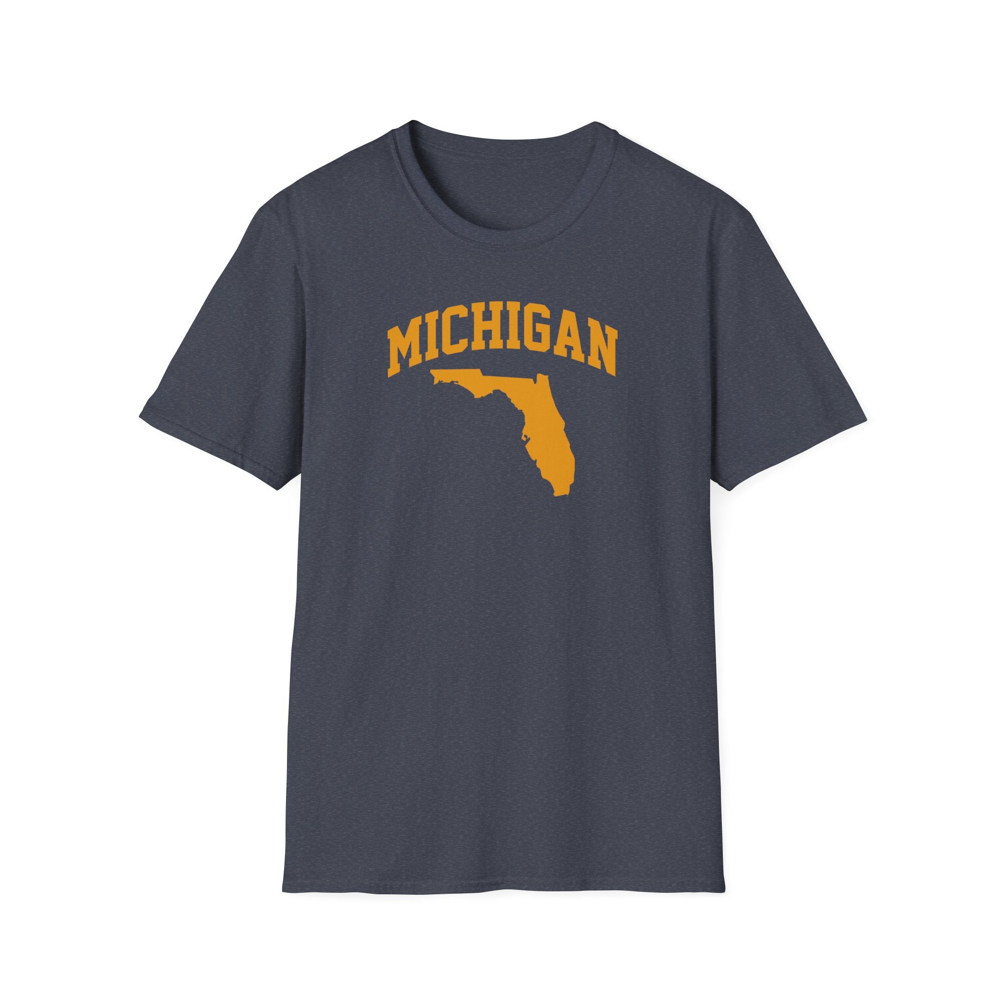Michigan/Florida Snowbird Satire T-Shirt | Winter Migration Tee - Deez Teez