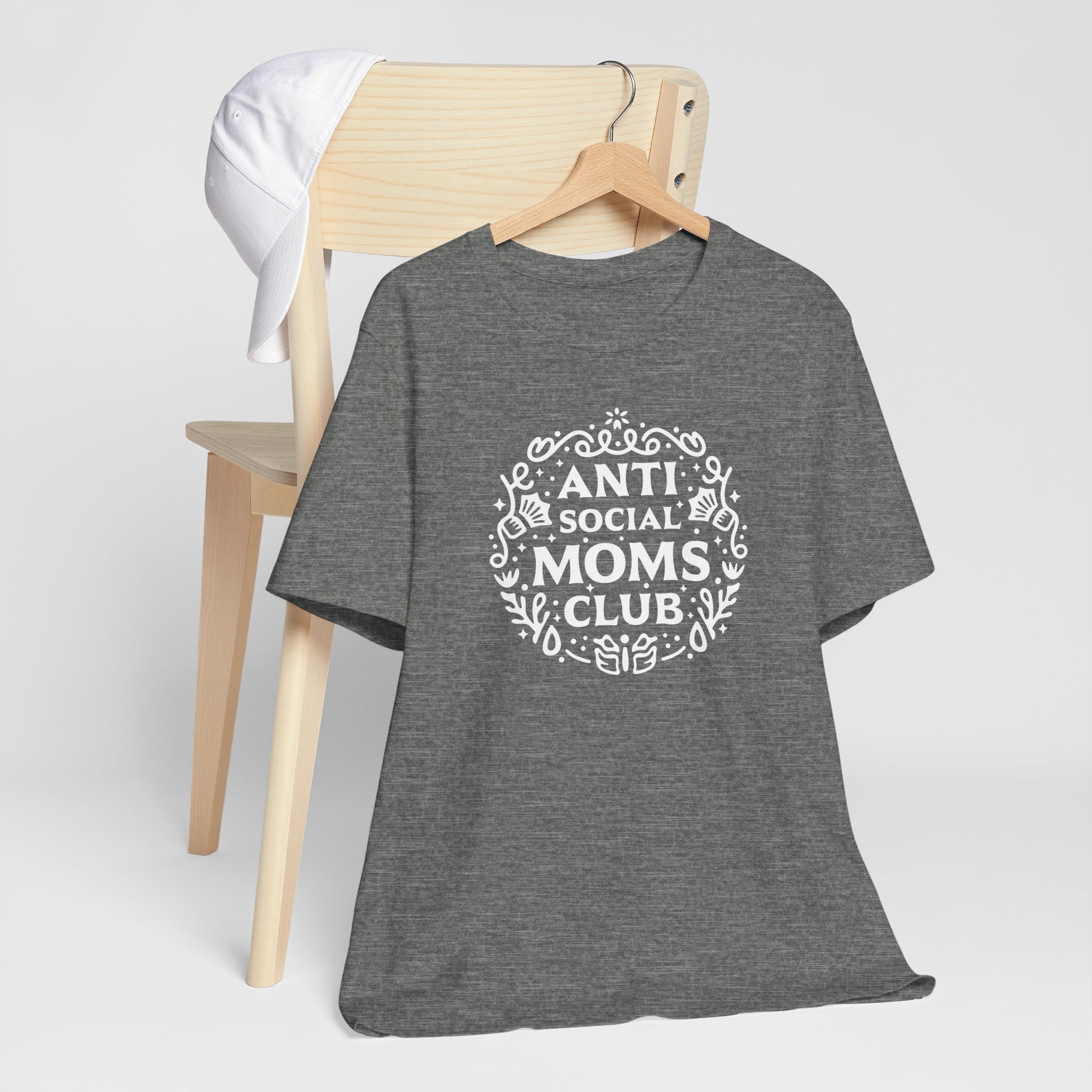 Anti-Social Moms Club T-Shirt | Funny Introvert Mom Tee - Deez Teez