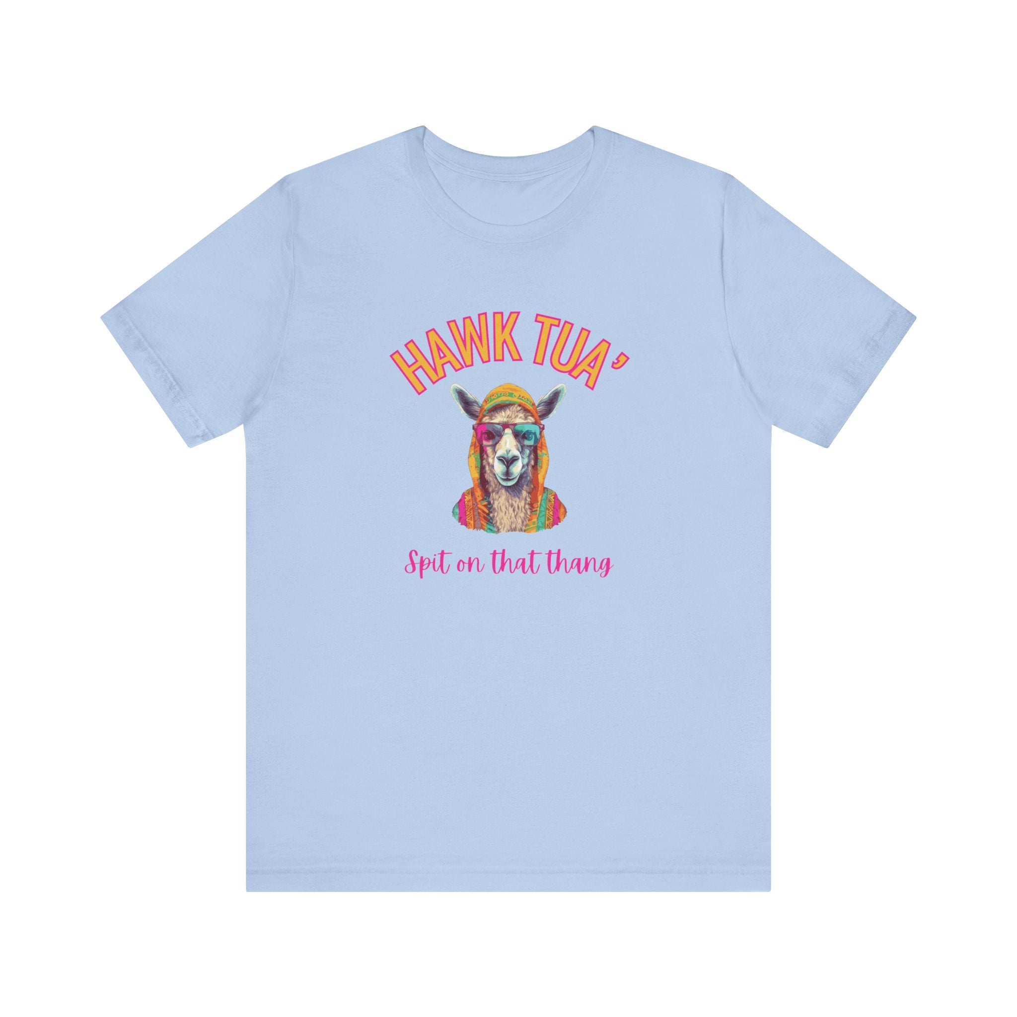 Hawk Tua Funny Parody T-Shirt | Llama Spit Edition - Deez Teez