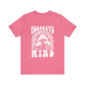 Positive Mind Graphic T-Shirt | Mindful Muscaria Tee - Deez Teez