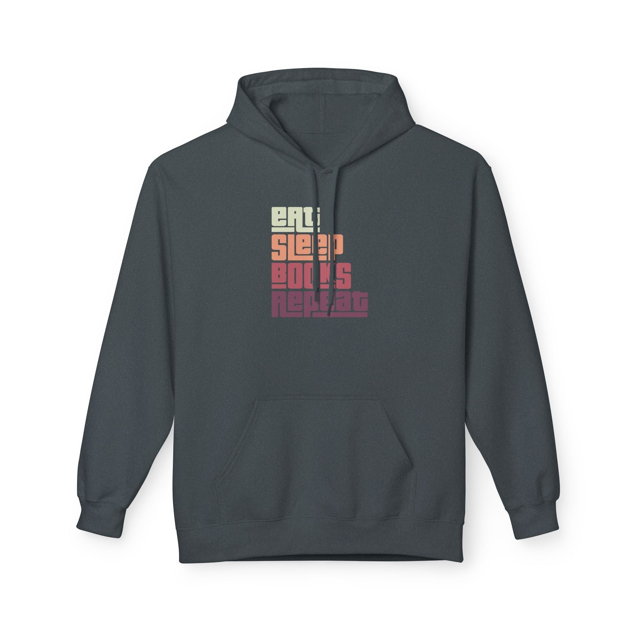 'Eat. Sleep. Books. Repeat.' Reader Life Hoodie | Book Lover Sweatshirt - Deez Teez