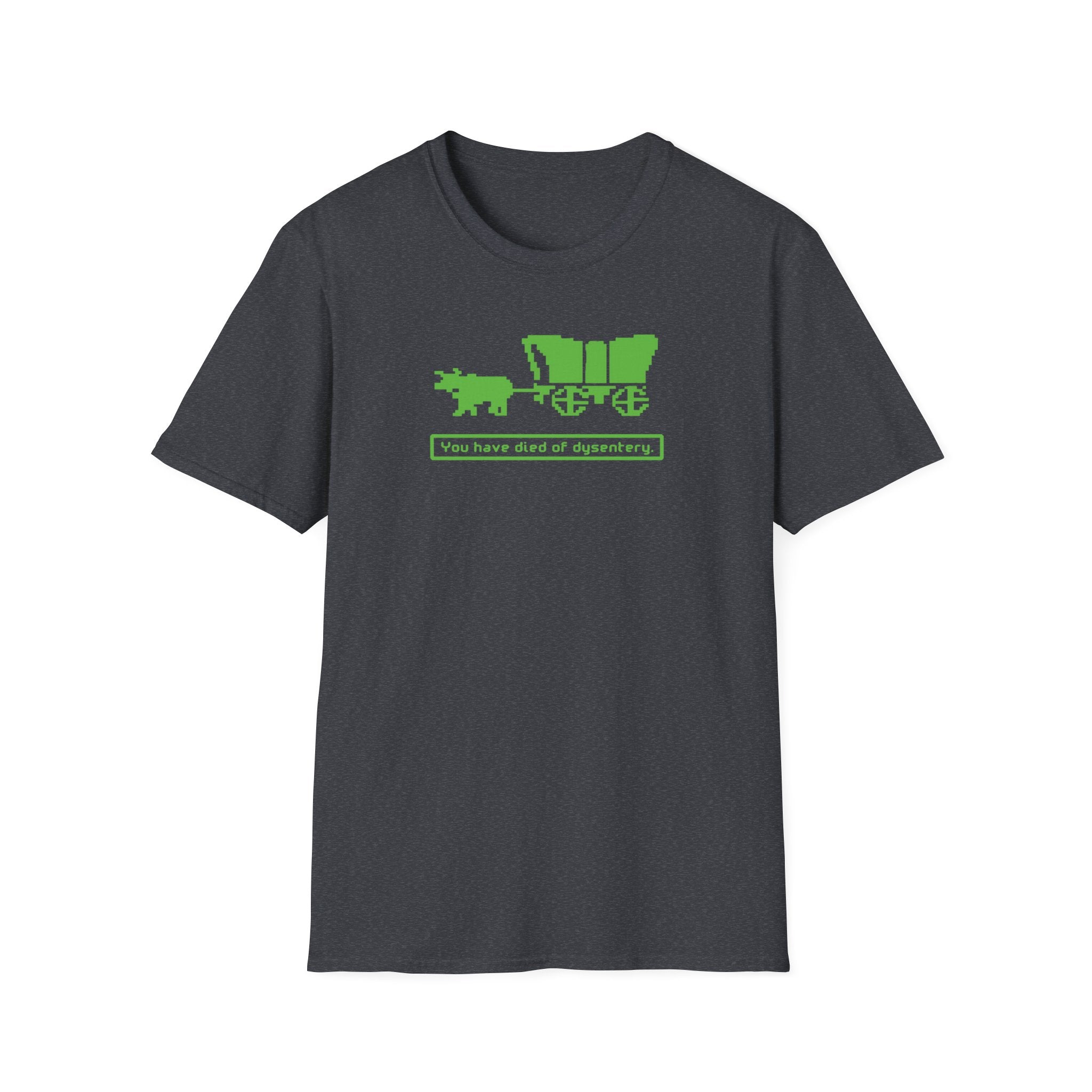 You Have Died of Dysentery T-shirt | Oregon Trail Video Game Classic Tee - Deez Teez