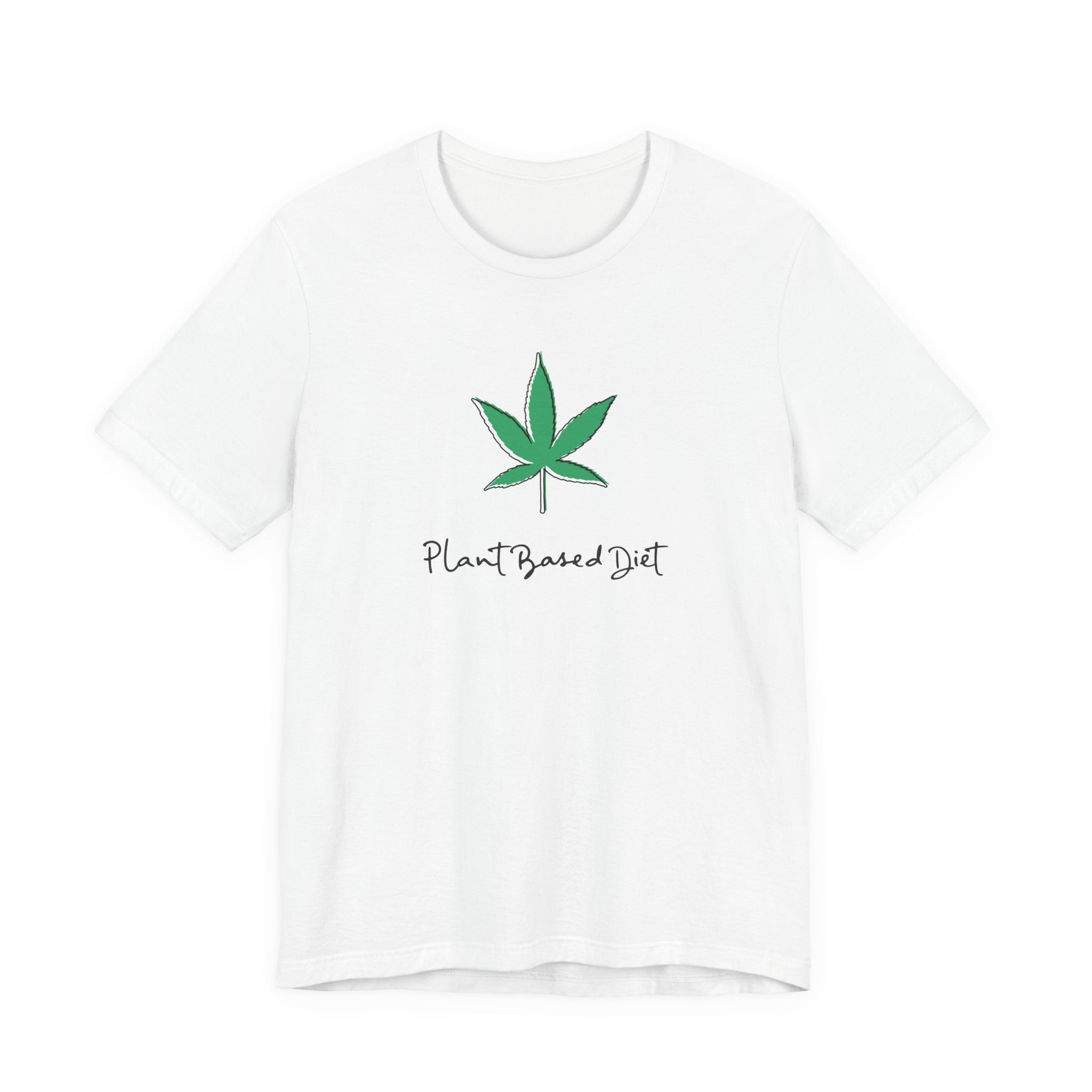 Plant Based Diet Cannabis T-Shirt - Deez Teez