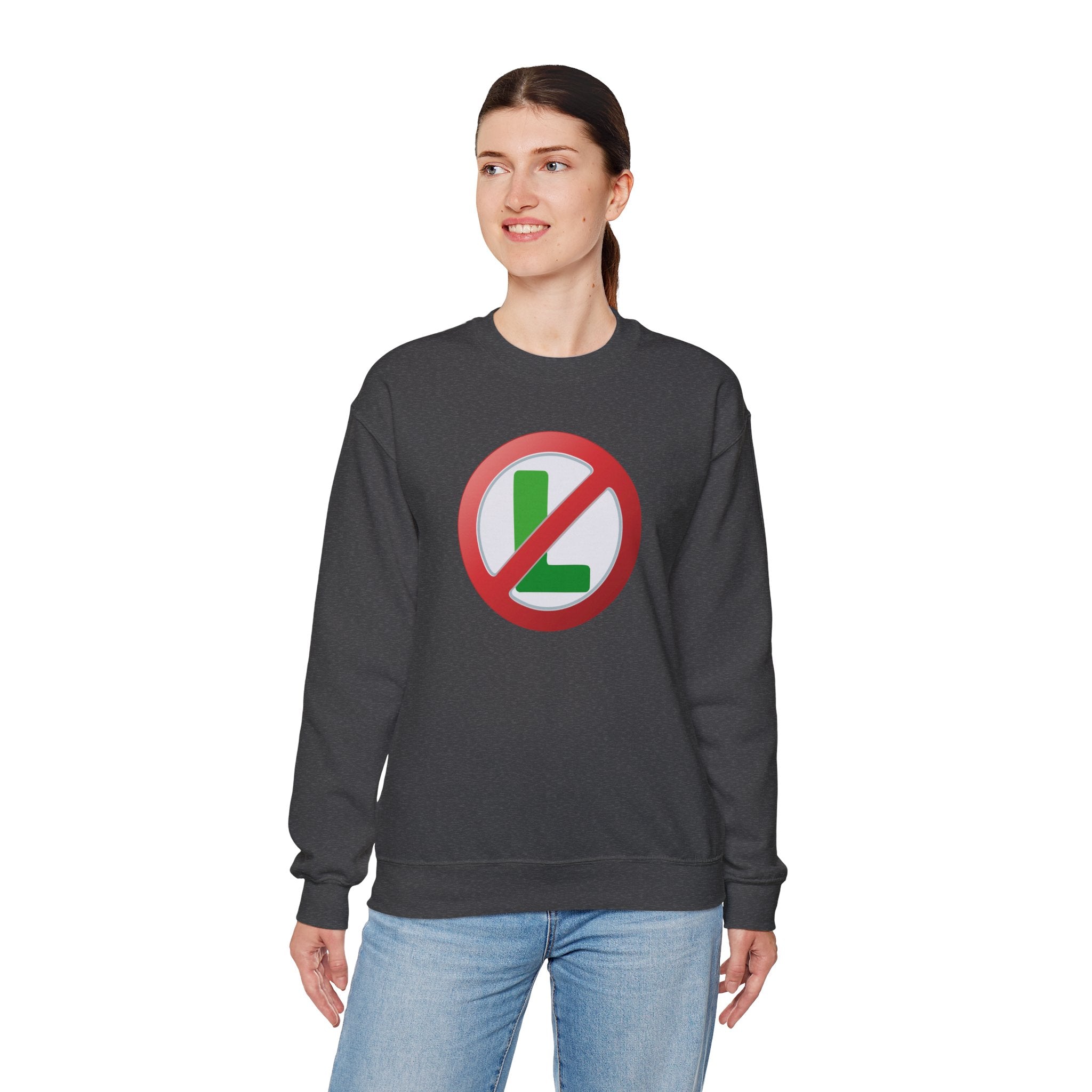 "No L" Christmas Sweatshirt | Funny Noel Pun Design - Deez Teez