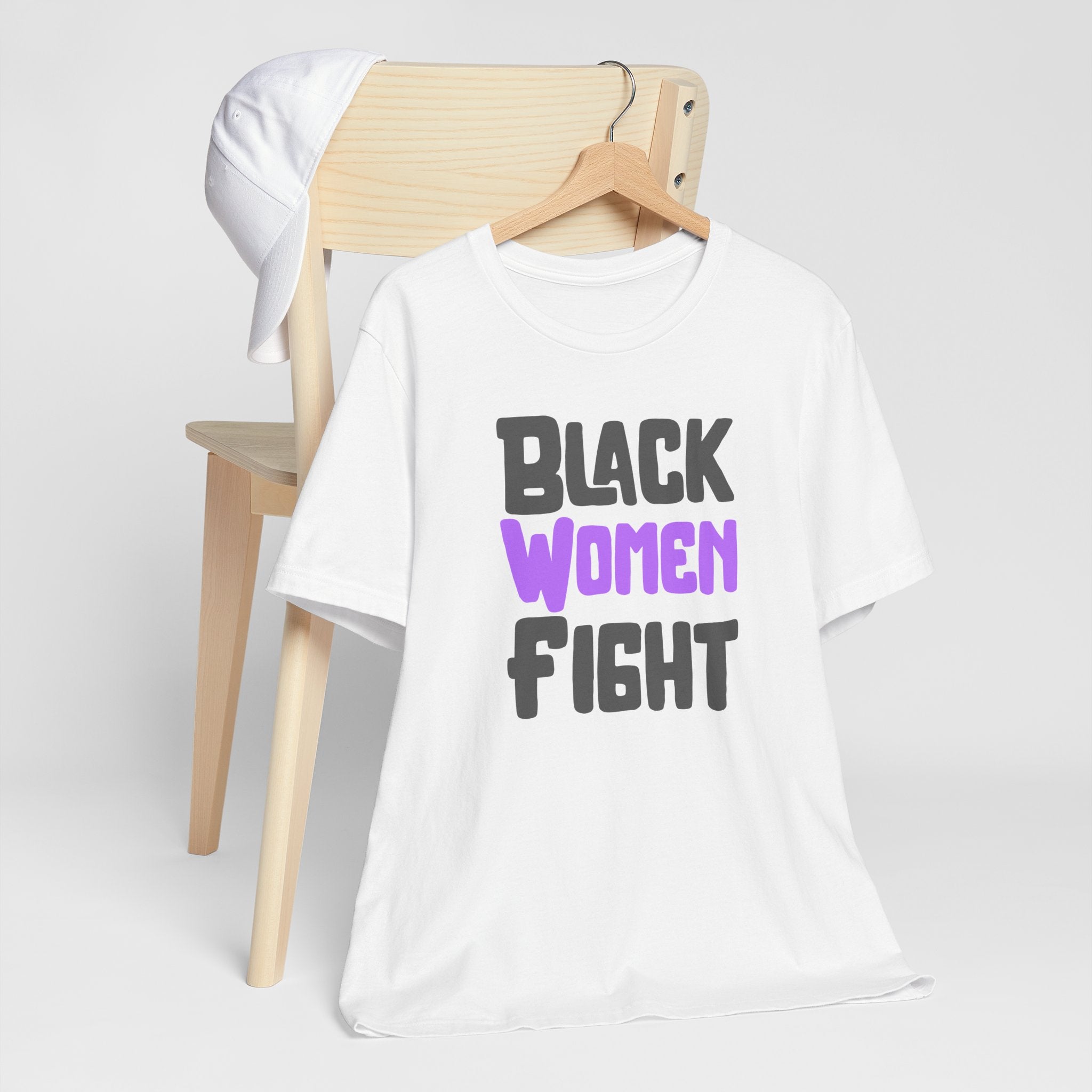 Black Women Fight T-Shirt | Empowerment and Strength Tee - Deez Teez