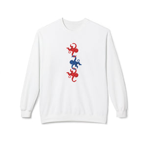 Retro Barrel of Monkeys Crewneck Sweatshirt | Nostalgic Hanging Monkeys Design - Deez Teez
