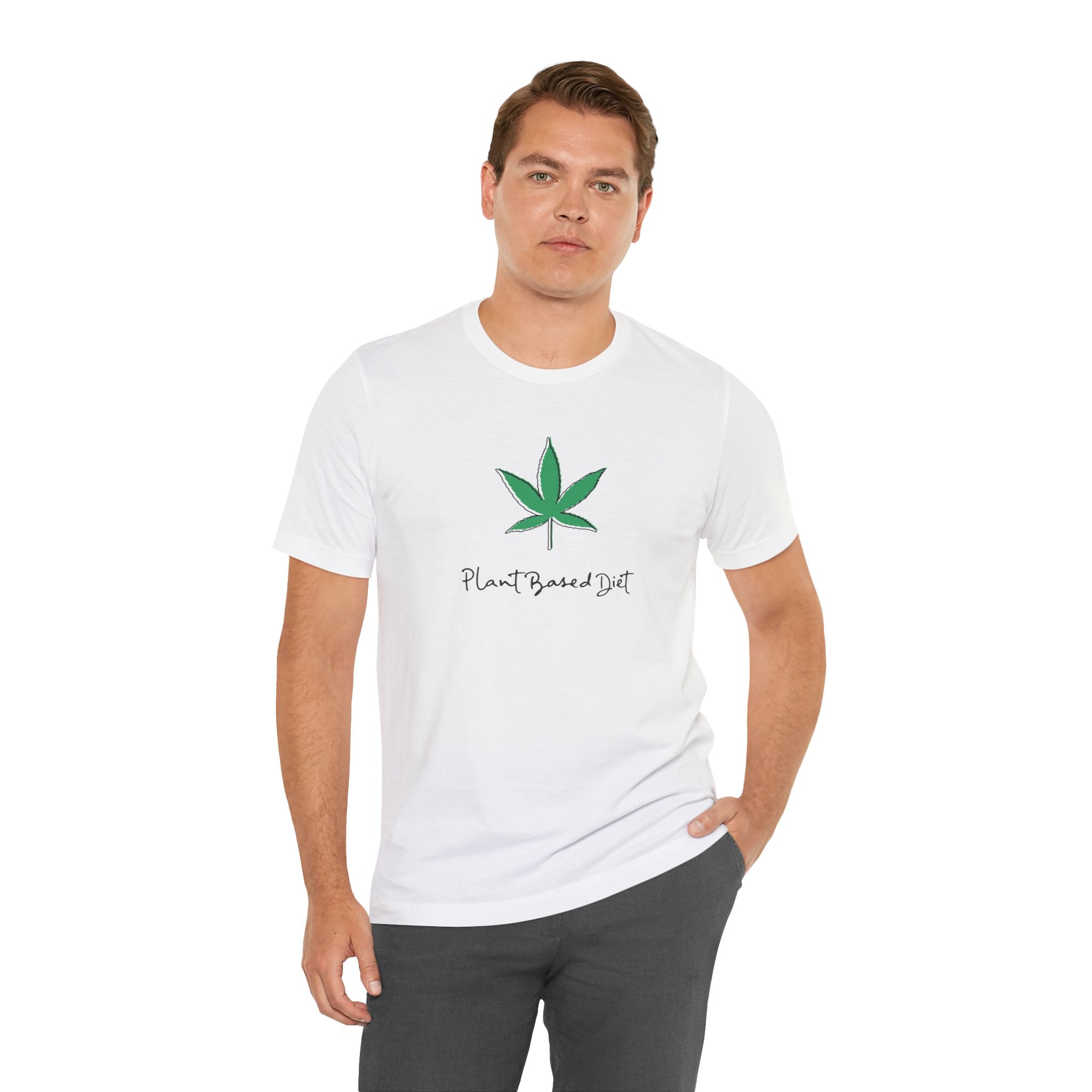 Plant Based Diet Cannabis T-Shirt - Deez Teez
