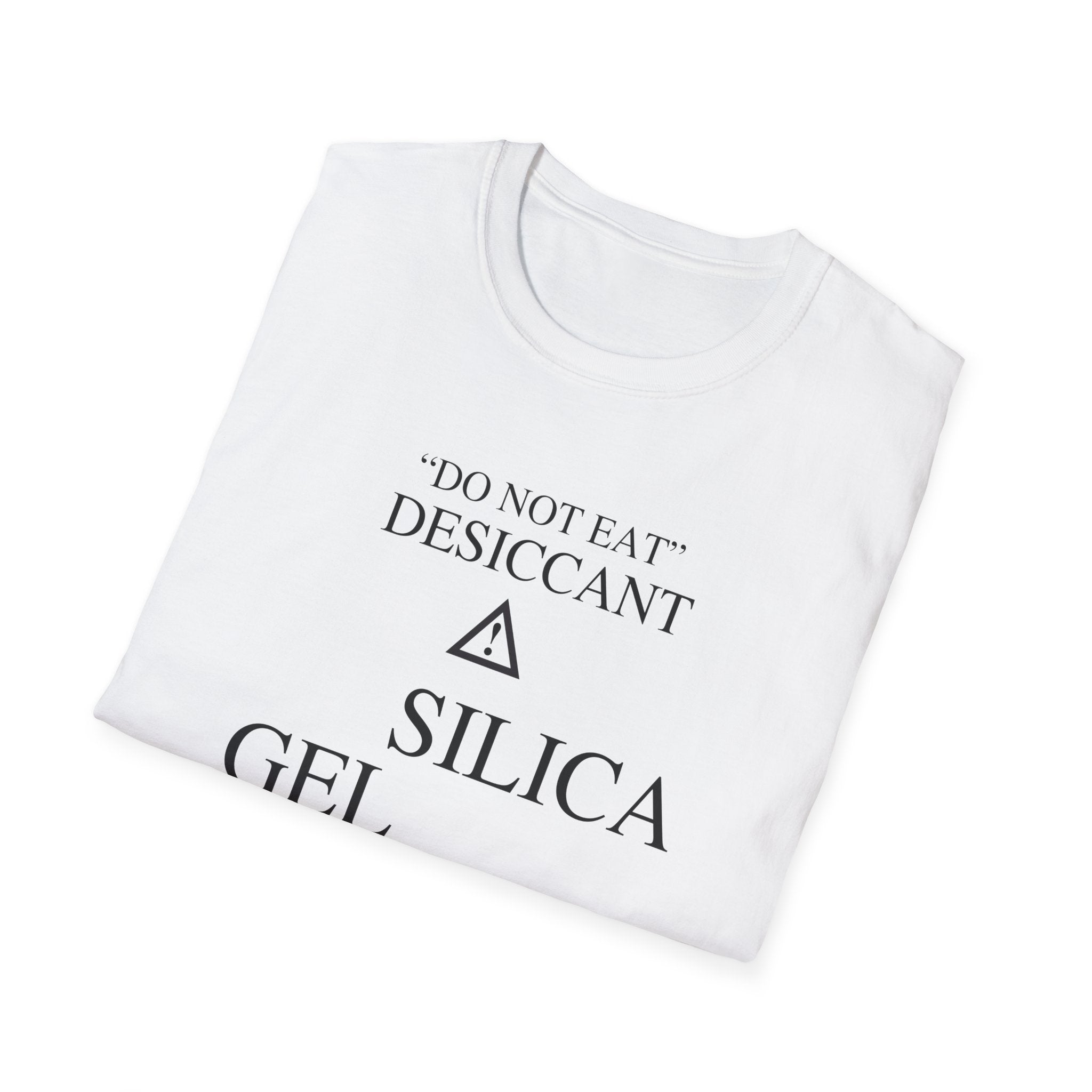 Silica Gel Packet T-Shirt | Hilarious "Do Not Eat" Packaging Tee - Deez Teez