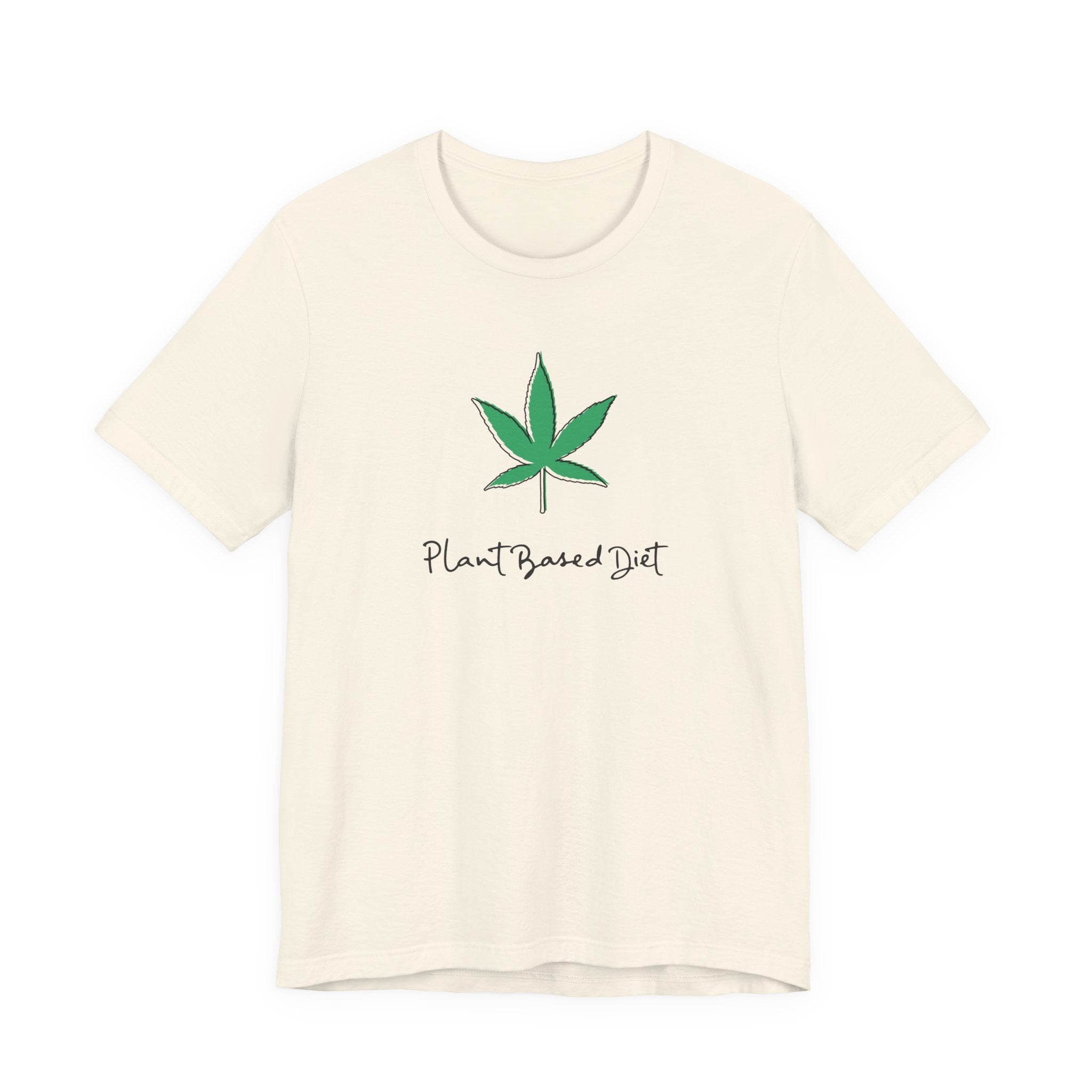 Plant Based Diet Cannabis T-Shirt - Deez Teez