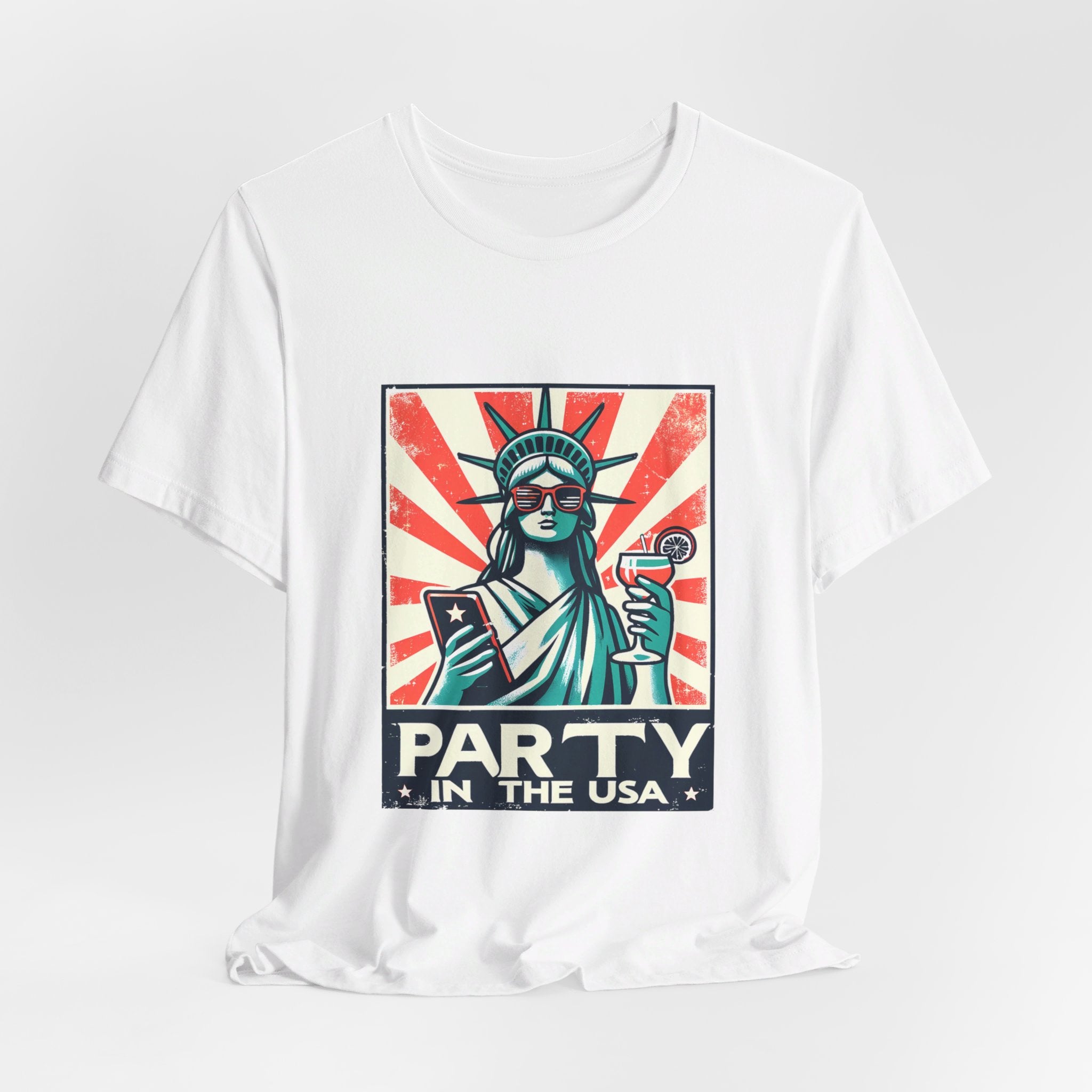 Party in the USA Patriotic T-Shirt - Deez Teez
