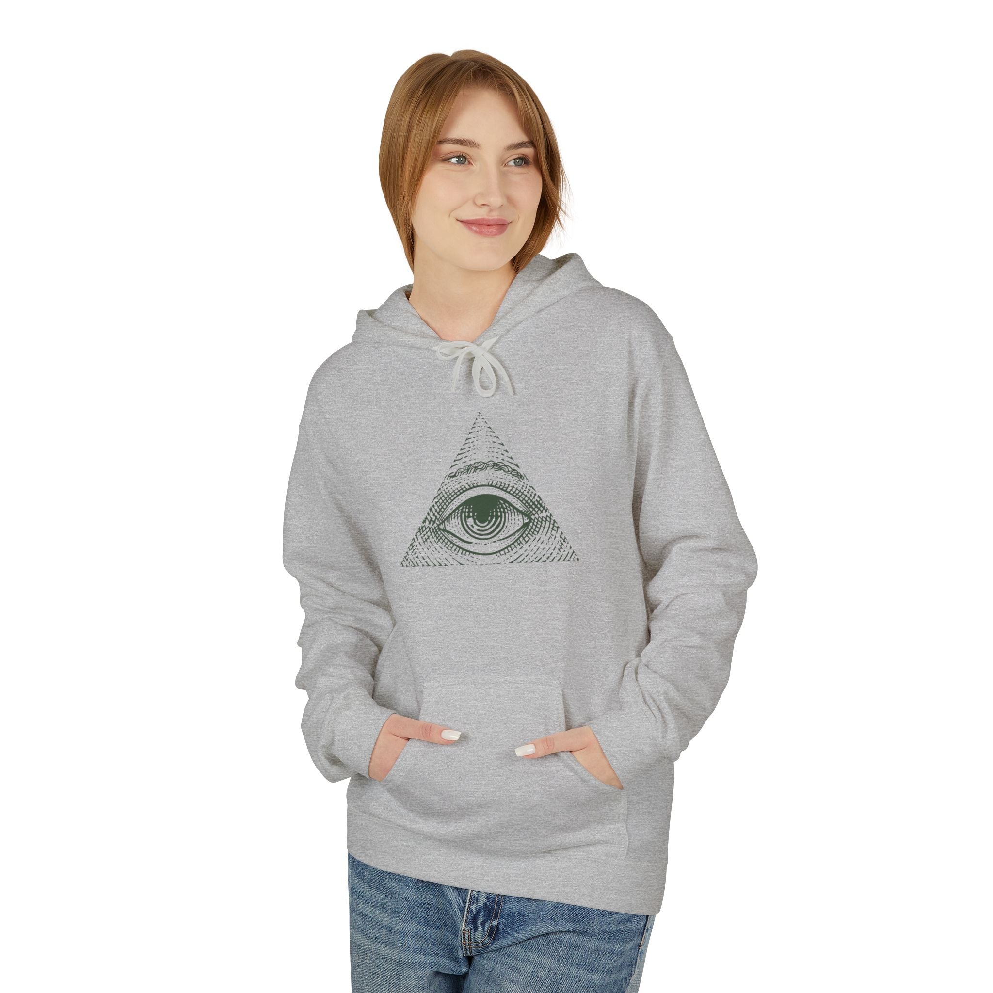 Illuminati Eye Hoodie | Mysterious All-Seeing Eye Design - Deez Teez