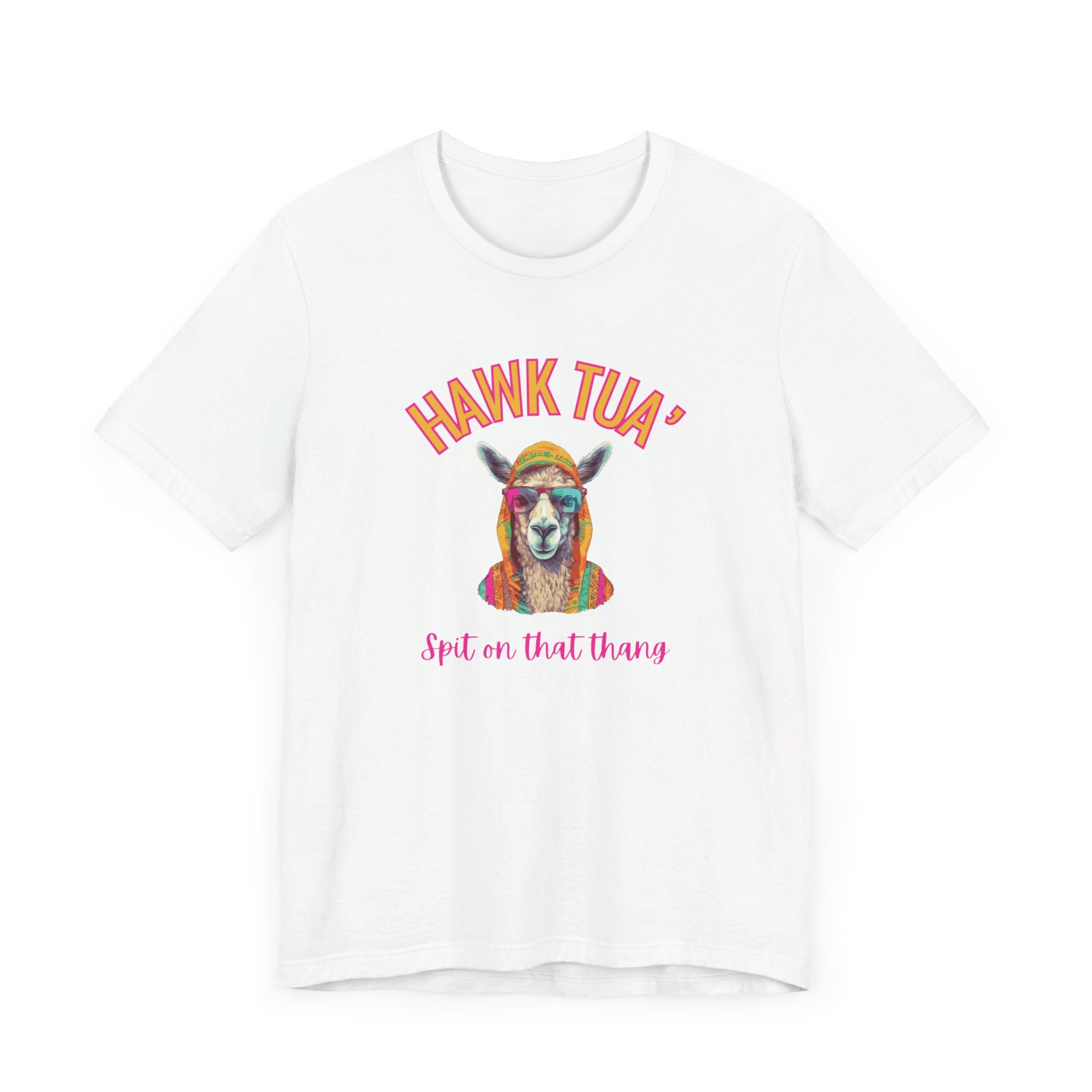 Hawk Tua Funny Parody T-Shirt | Llama Spit Edition - Deez Teez