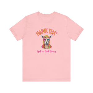 Hawk Tua Funny Parody T-Shirt | Llama Spit Edition - Deez Teez