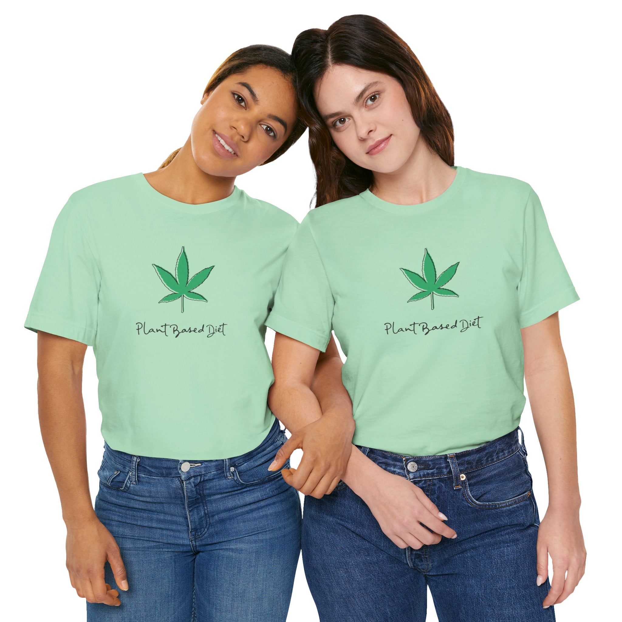Plant Based Diet Cannabis T-Shirt - Deez Teez