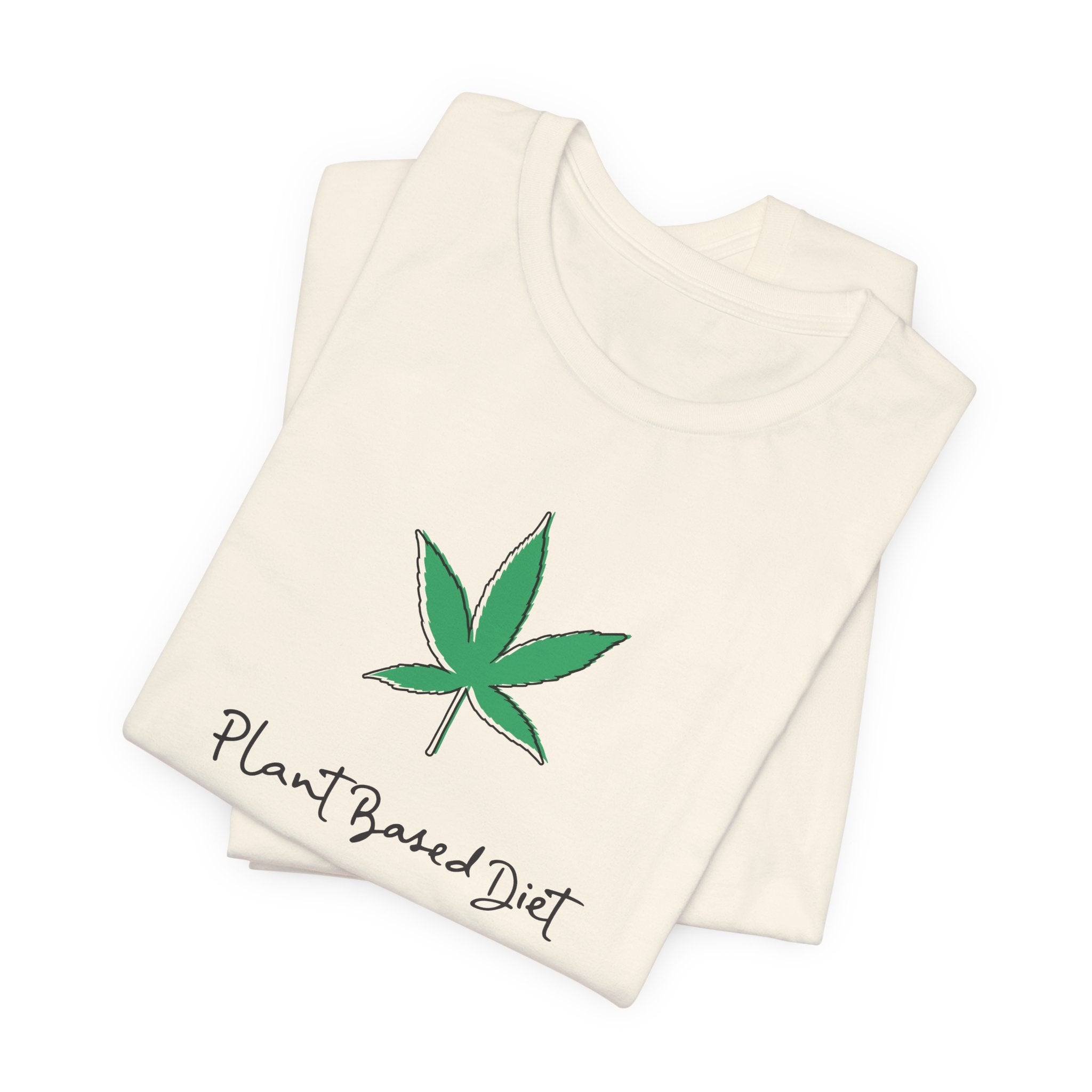 Plant Based Diet Cannabis T-Shirt - Deez Teez