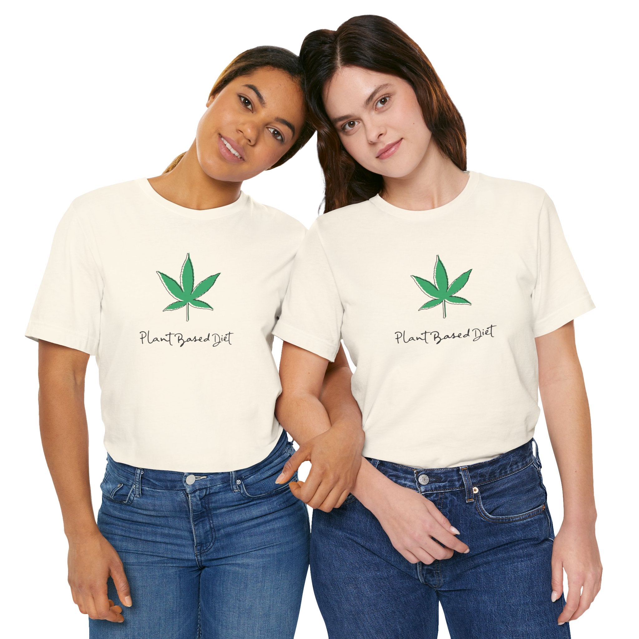 Plant Based Diet Cannabis T-Shirt - Deez Teez