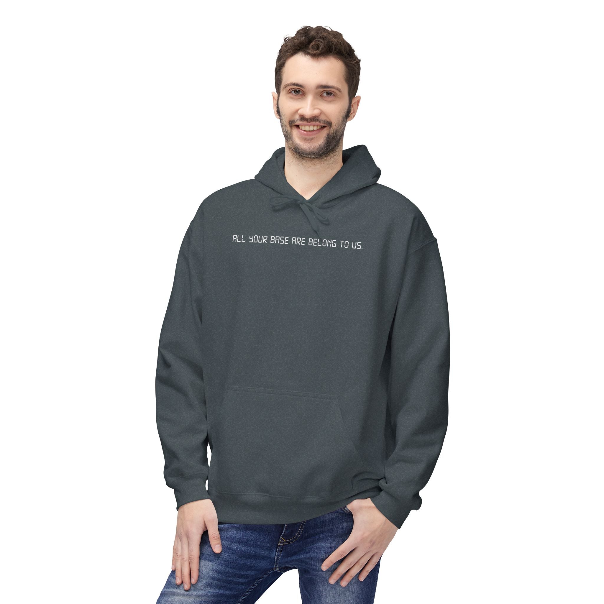 All Your Base Are Belong To Us - Zero Wing Retro Gamer Meme Hoodie - Deez Teez