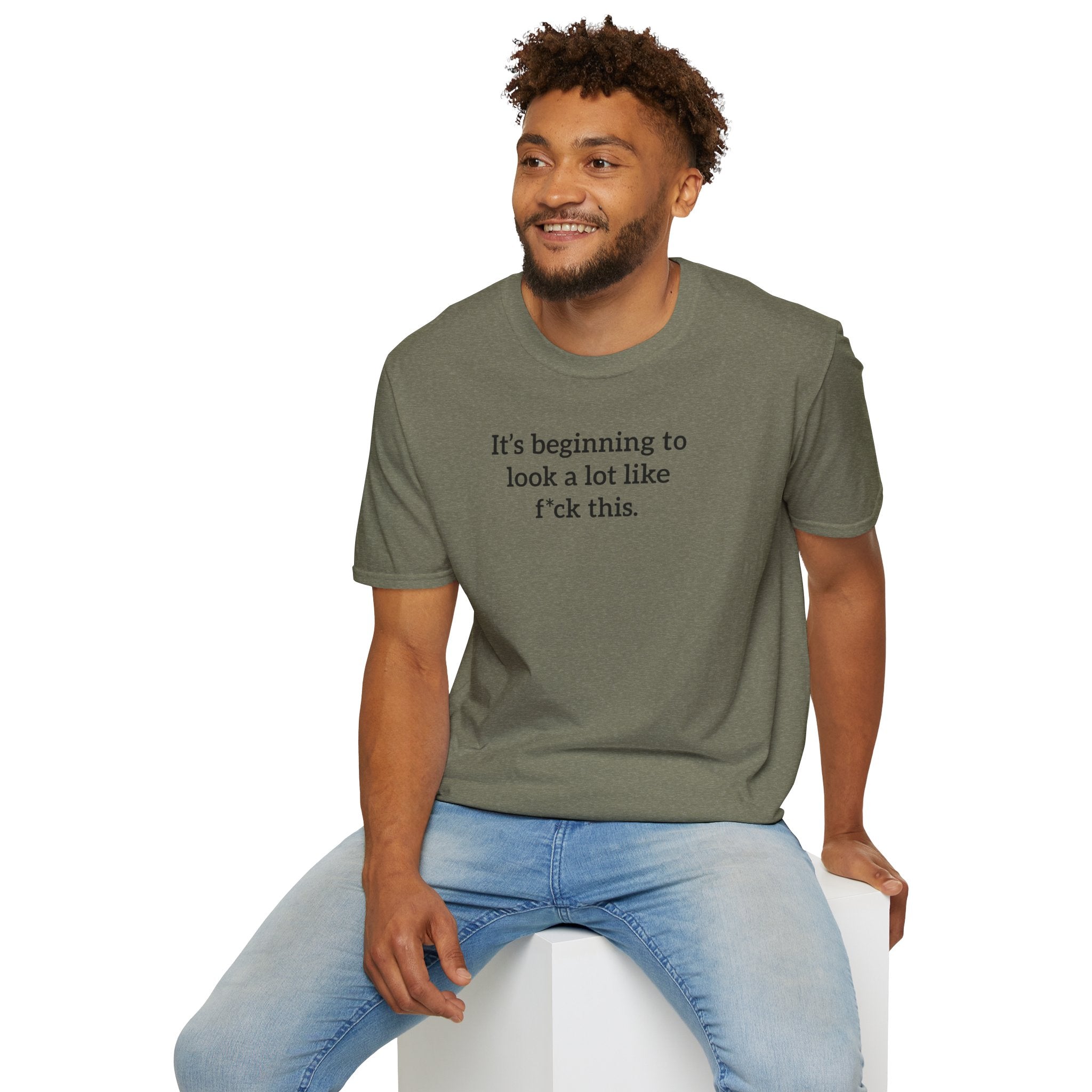 'It's Beginning To Look A Lot Like F*ck This' T-Shirt | Funny Gift Exchange Tee - Deez Teez