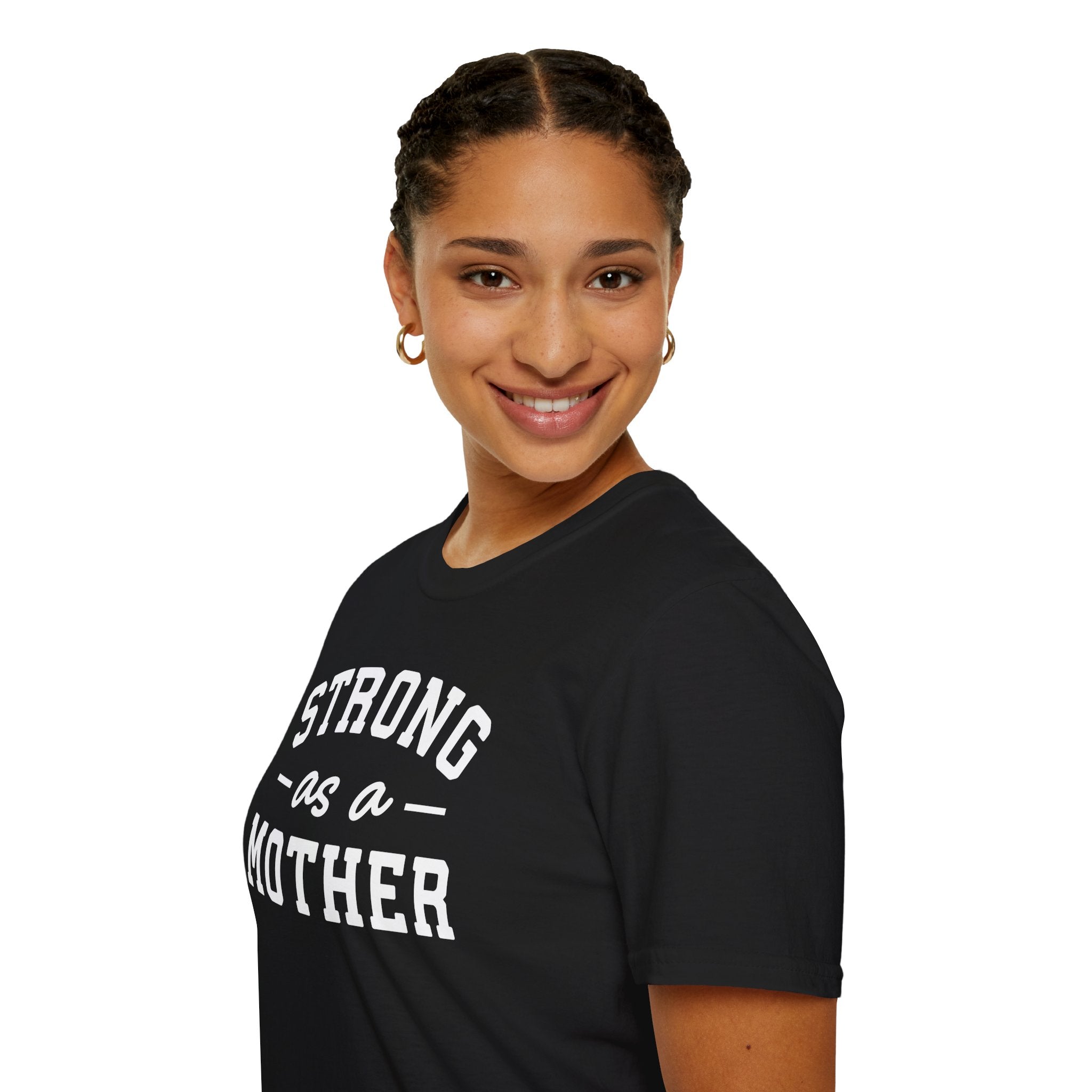 Strong as a Mother T-Shirt | Empowering Mom Life Tee - Deez Teez