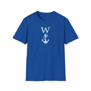 W Anchor "Wanker" T-Shirt | Nautical Humor Tee - Deez Teez