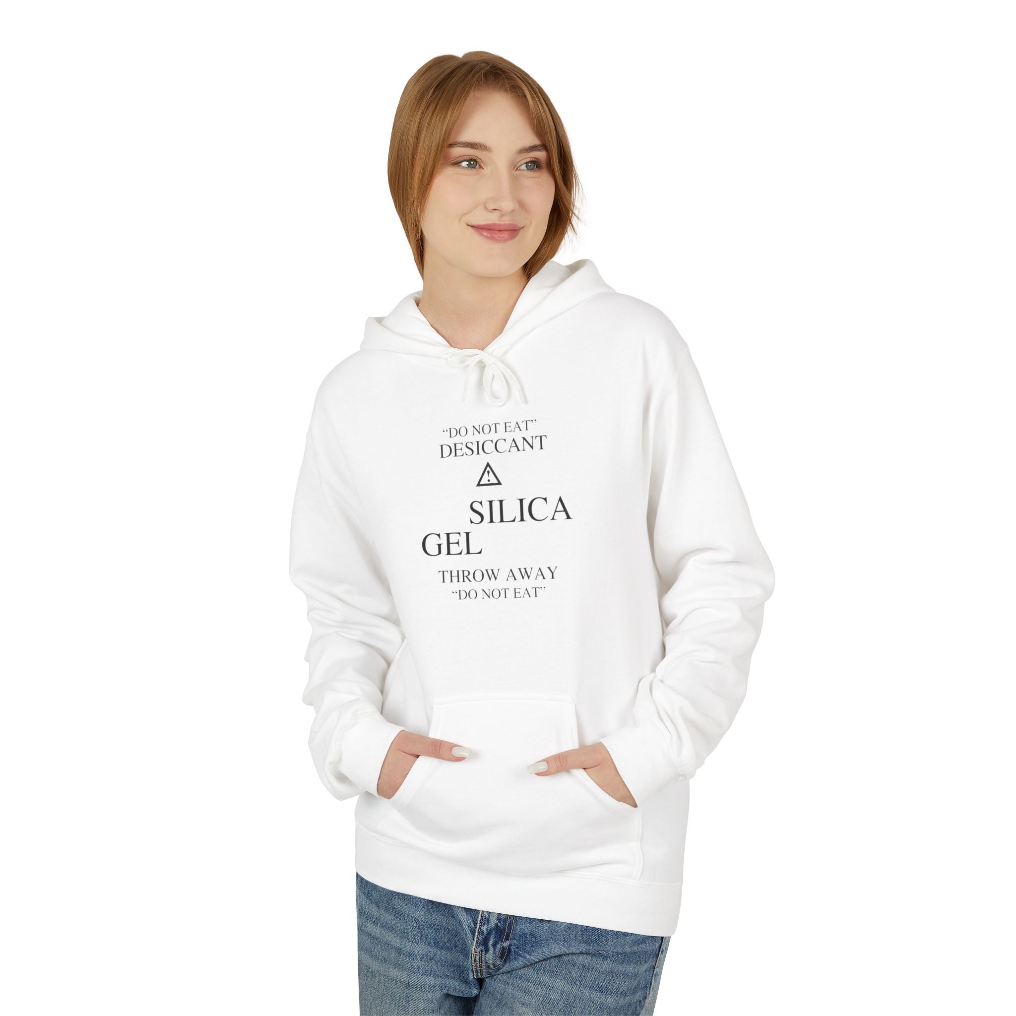 Silica Gel Packet Hoodie | Hilarious "Do Not Eat" Packaging Sweatshirt - Deez Teez
