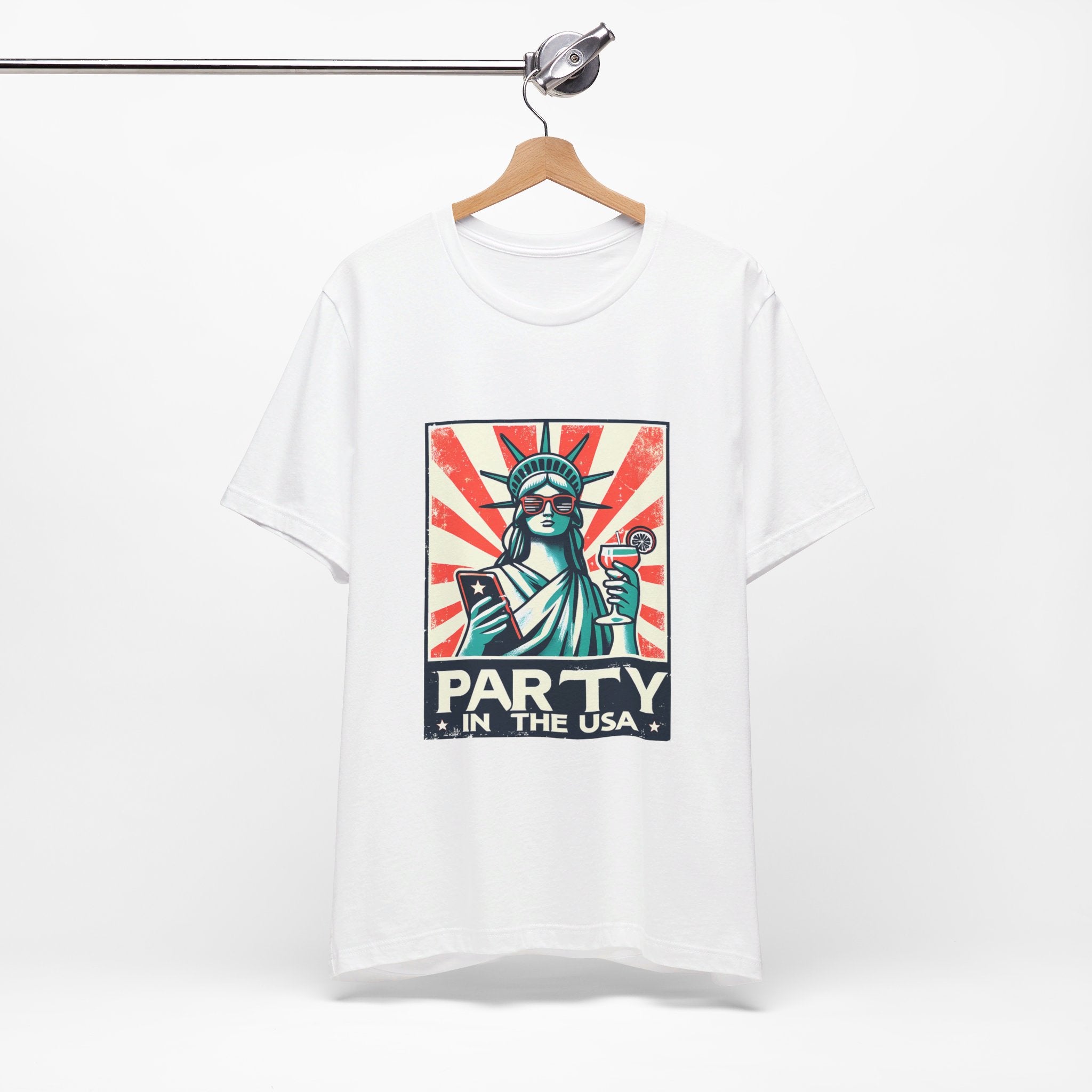 Party in the USA Patriotic T-Shirt - Deez Teez