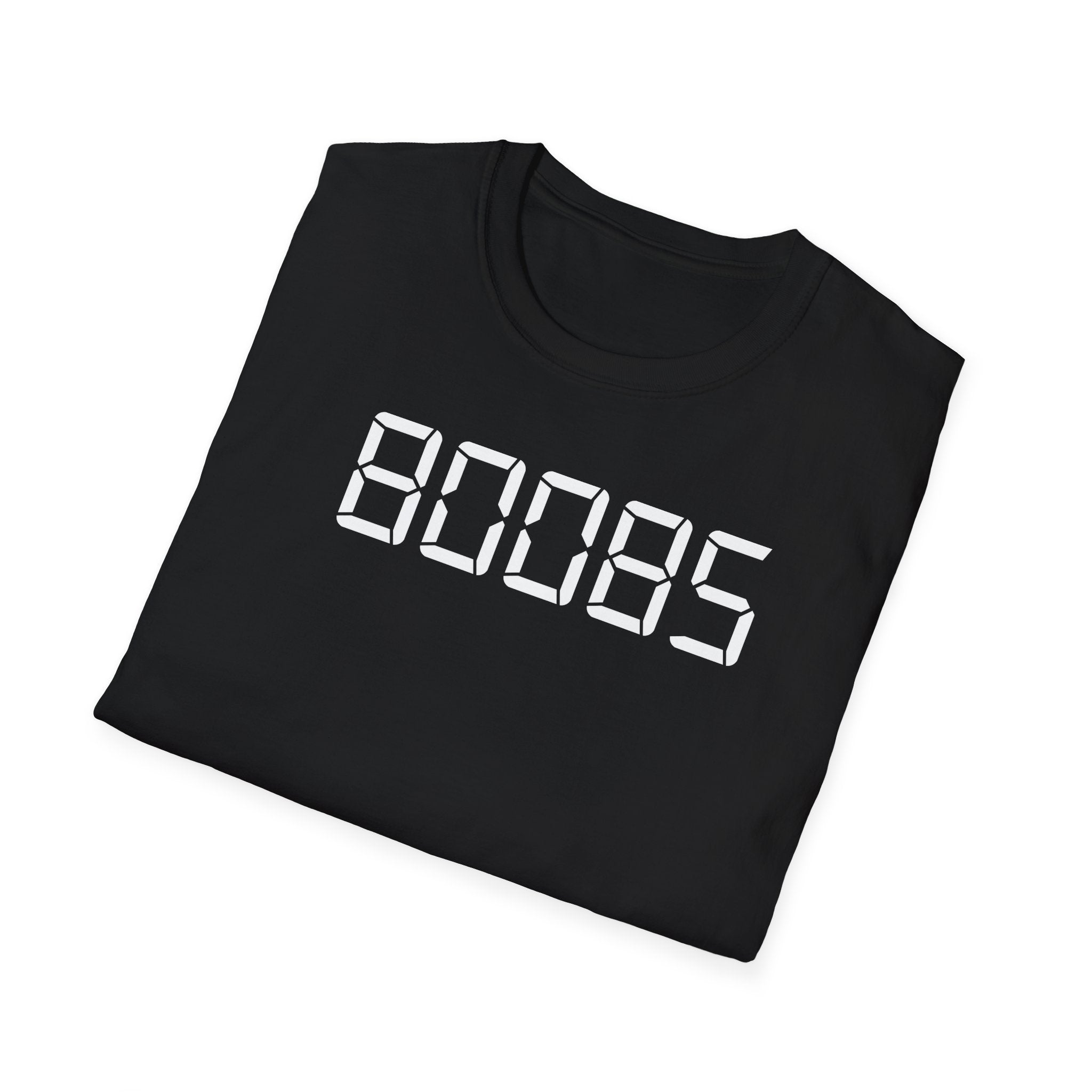 80085 'BOOBS' T-Shirt | Funny Calculator Display Text Tee - Deez Teez