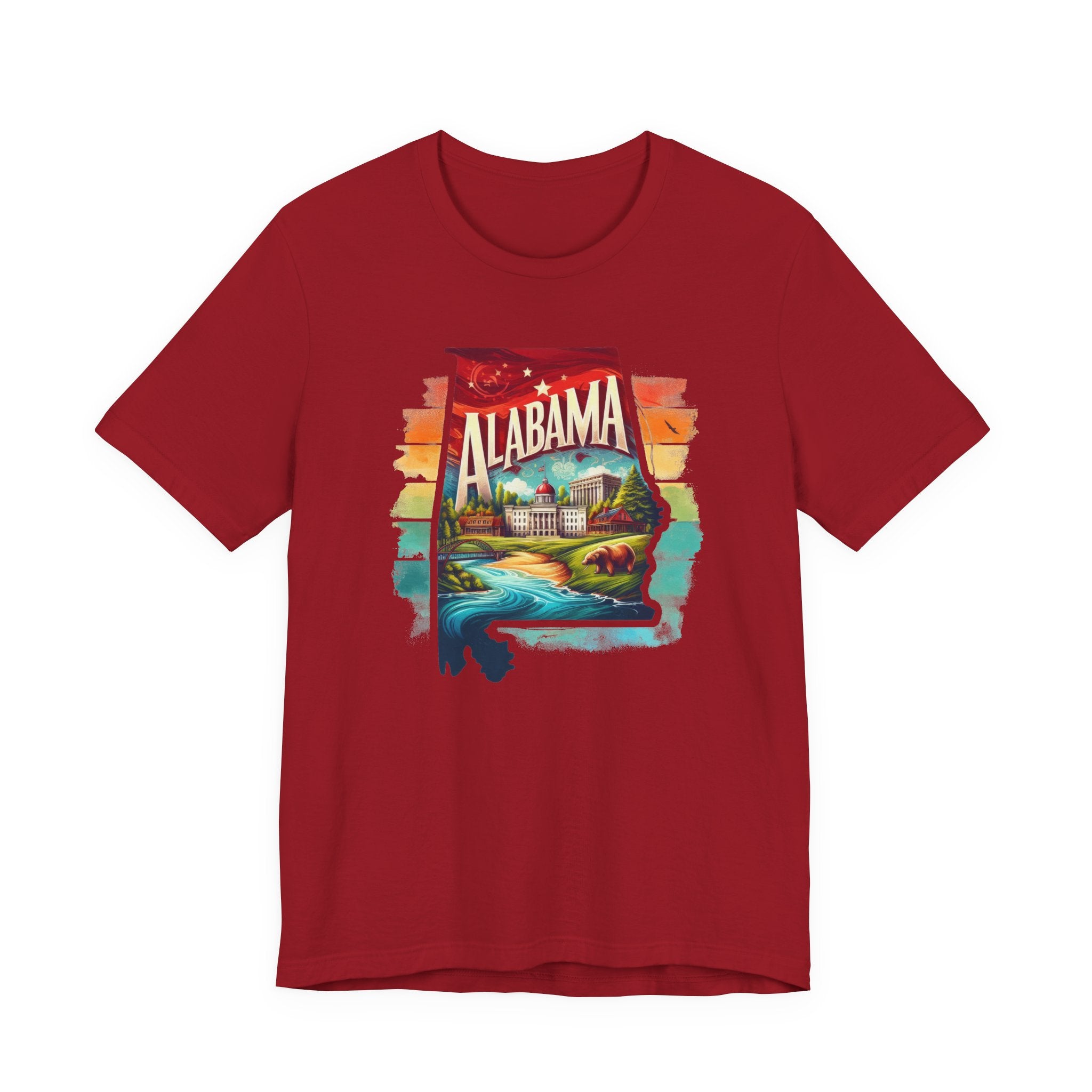 Alabama State Pride Jersey Tee - Deez Teez