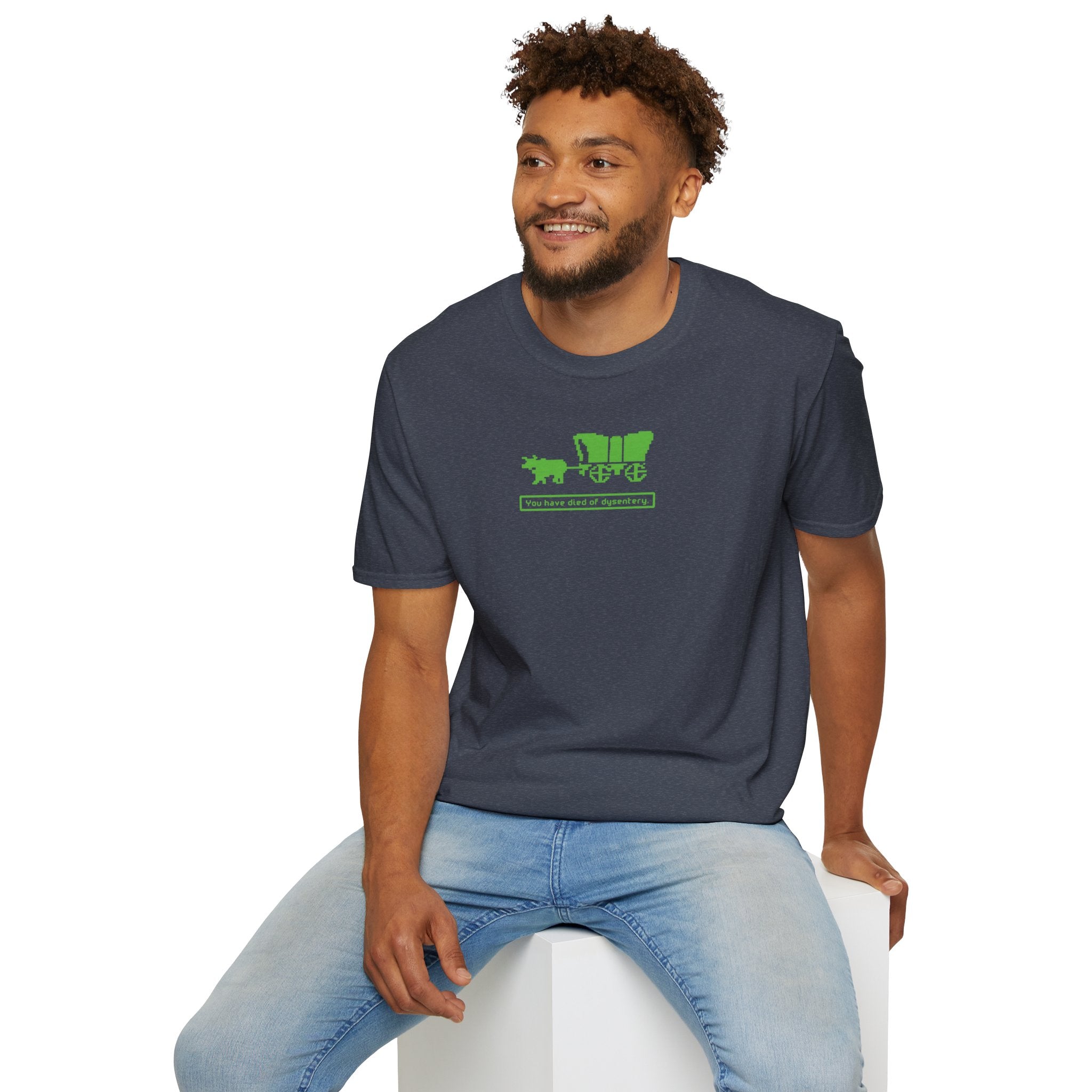 You Have Died of Dysentery T-shirt | Oregon Trail Video Game Classic Tee - Deez Teez
