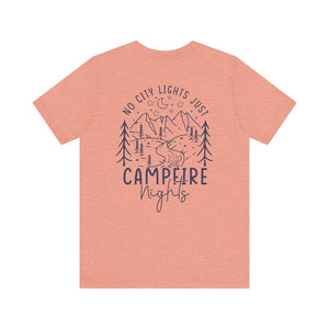No City Lights Campfire Tee - Deez Teez