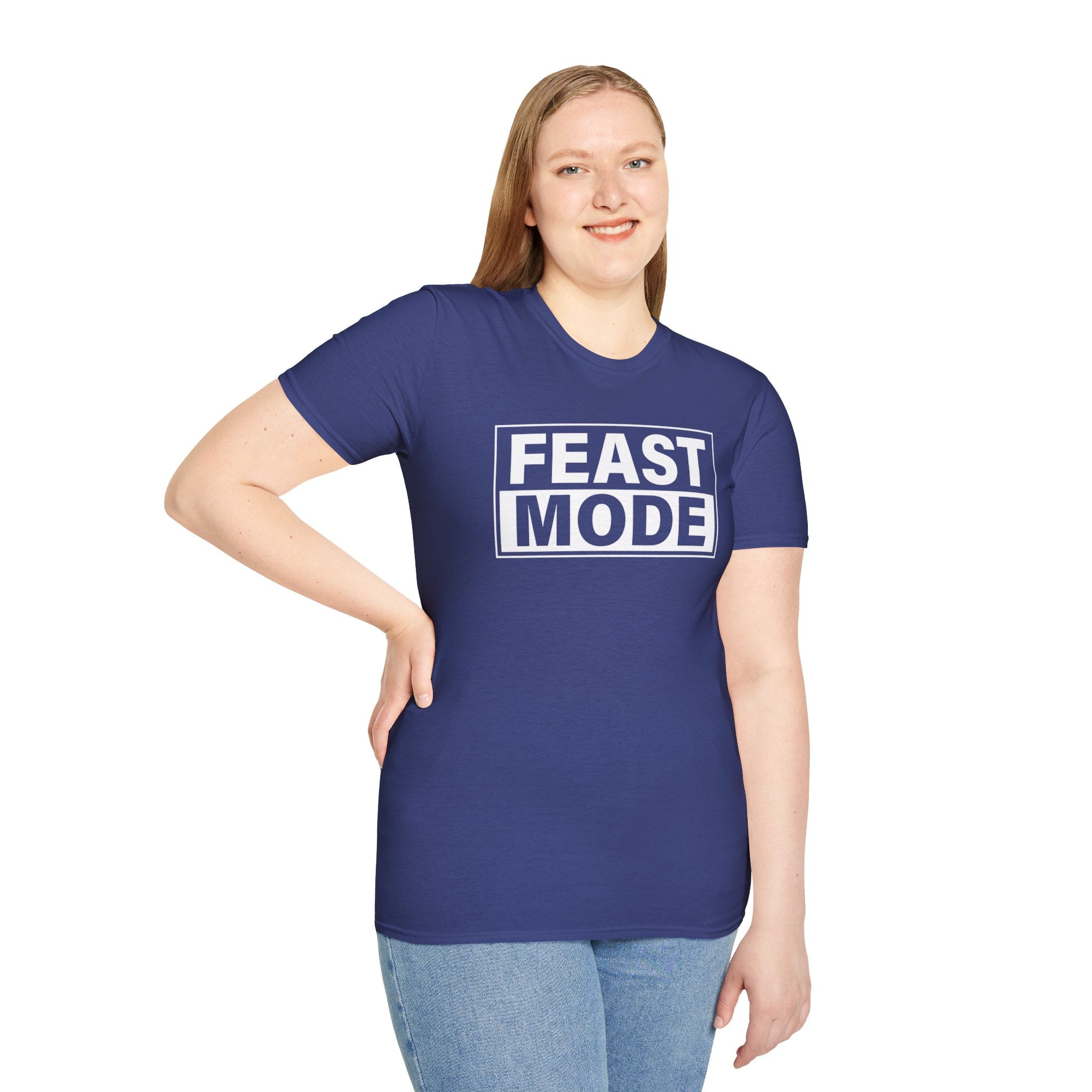 "Feast Mode" T-Shirt – Perfect for Buffet Kings, Holiday Feasts, and Family Dinners - Deez Teez