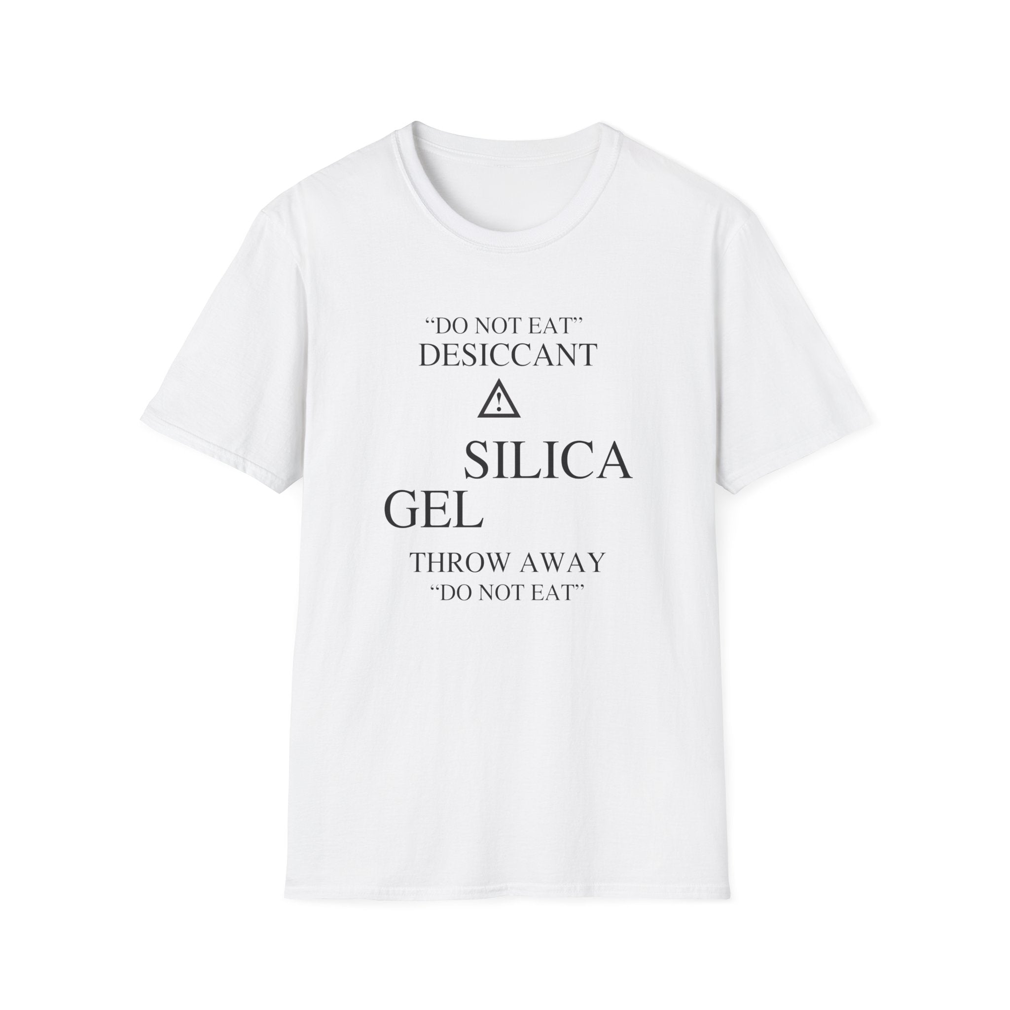 Silica Gel Packet T-Shirt | Hilarious "Do Not Eat" Packaging Tee - Deez Teez