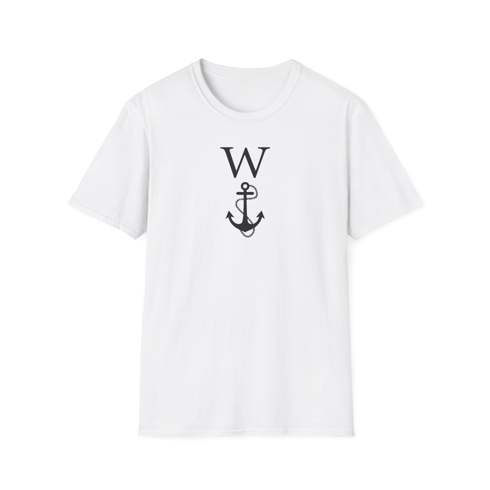 W Anchor "Wanker" T-Shirt | Nautical Humor Tee - Deez Teez