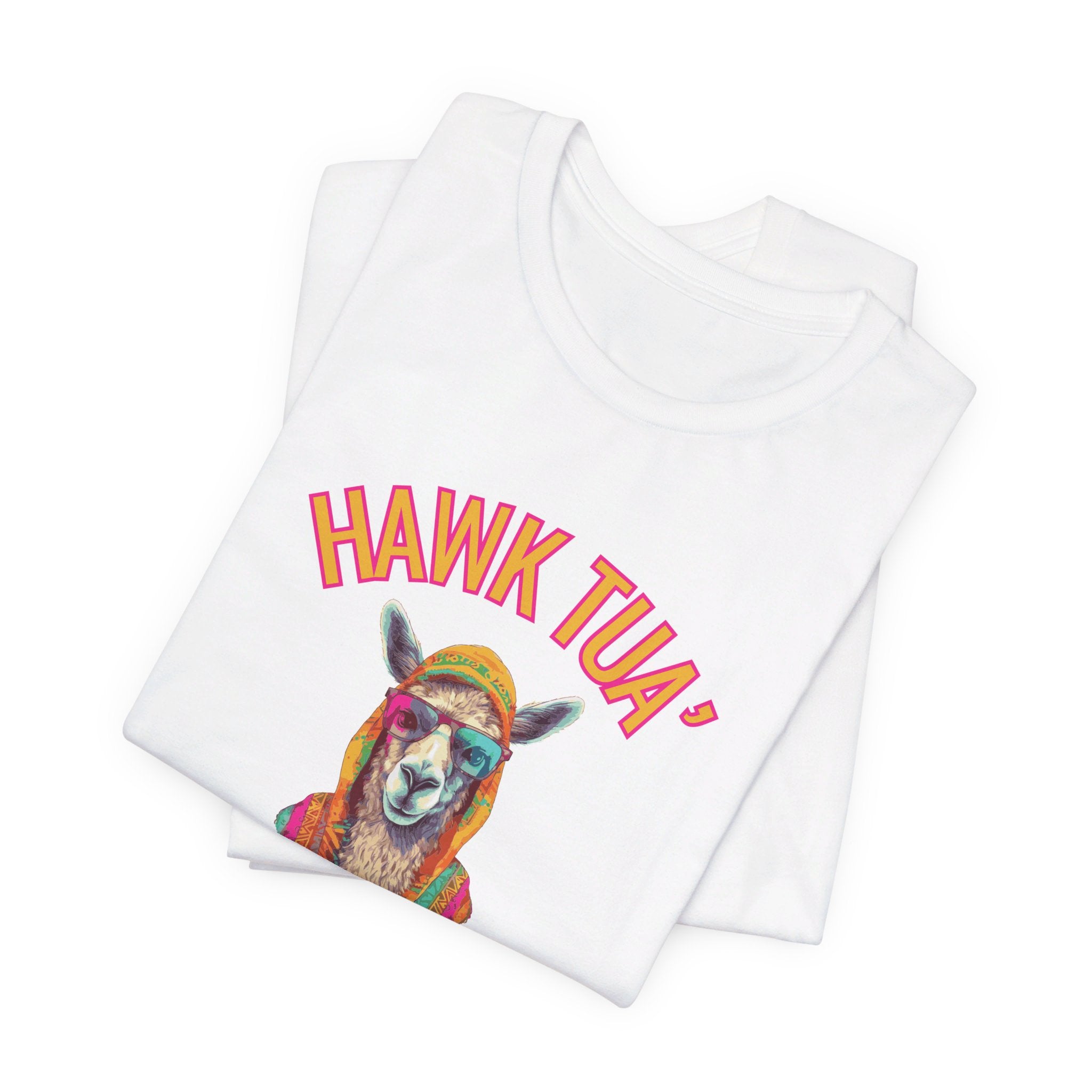 Hawk Tua Funny Parody T-Shirt | Llama Spit Edition - Deez Teez
