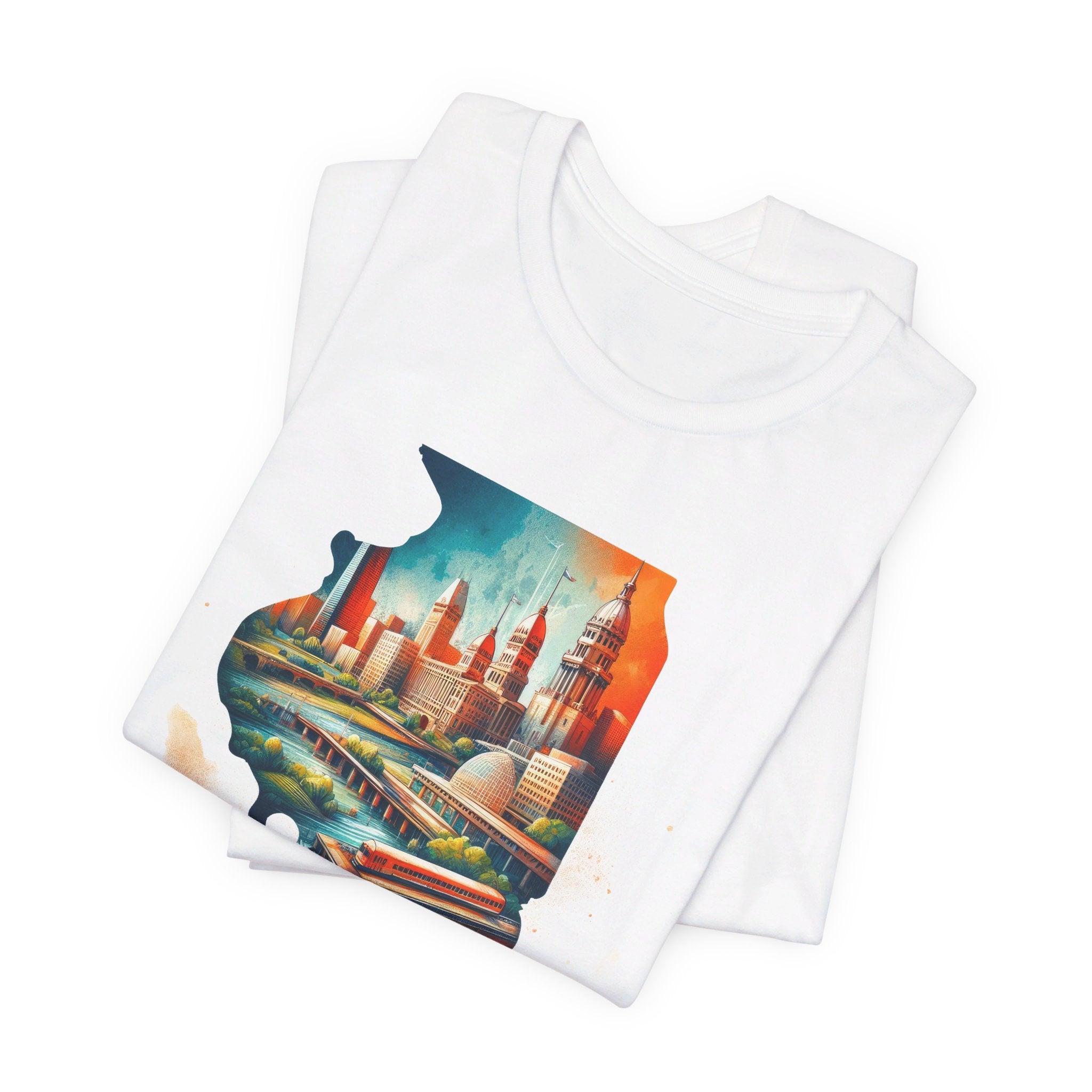 Illinois State Pride T-Shirt | State of Illinois Graphic Tee - Deez Teez