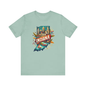 Indiana State Pride T-Shirt | State of Indiana Graphic Tee - Deez Teez